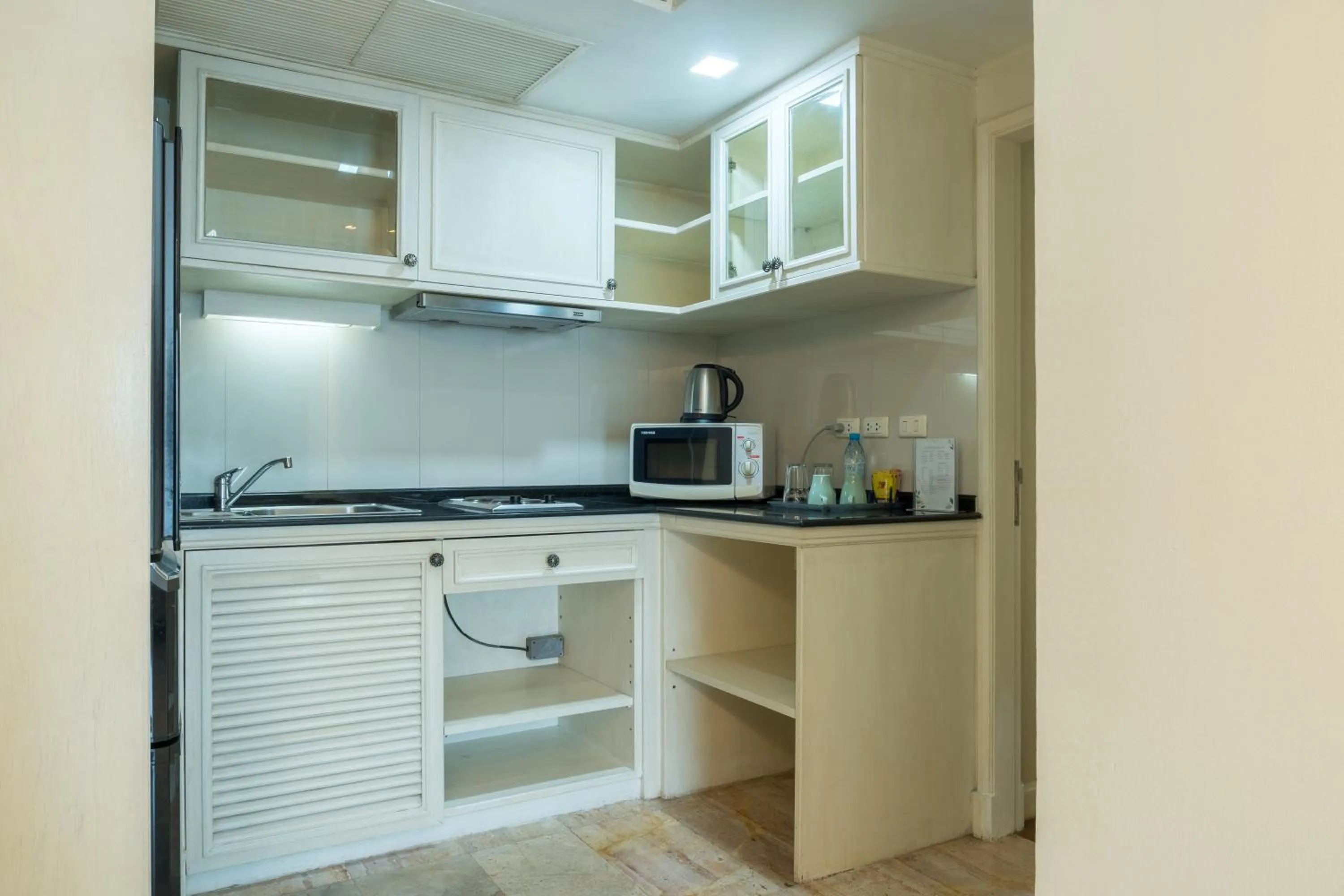 kitchen in Sabai Sathorn Service Apartment