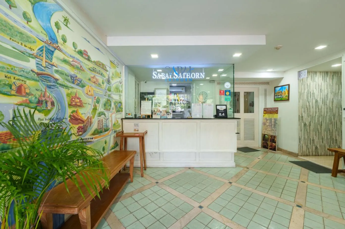 Lobby or reception in Sabai Sathorn Service Apartment