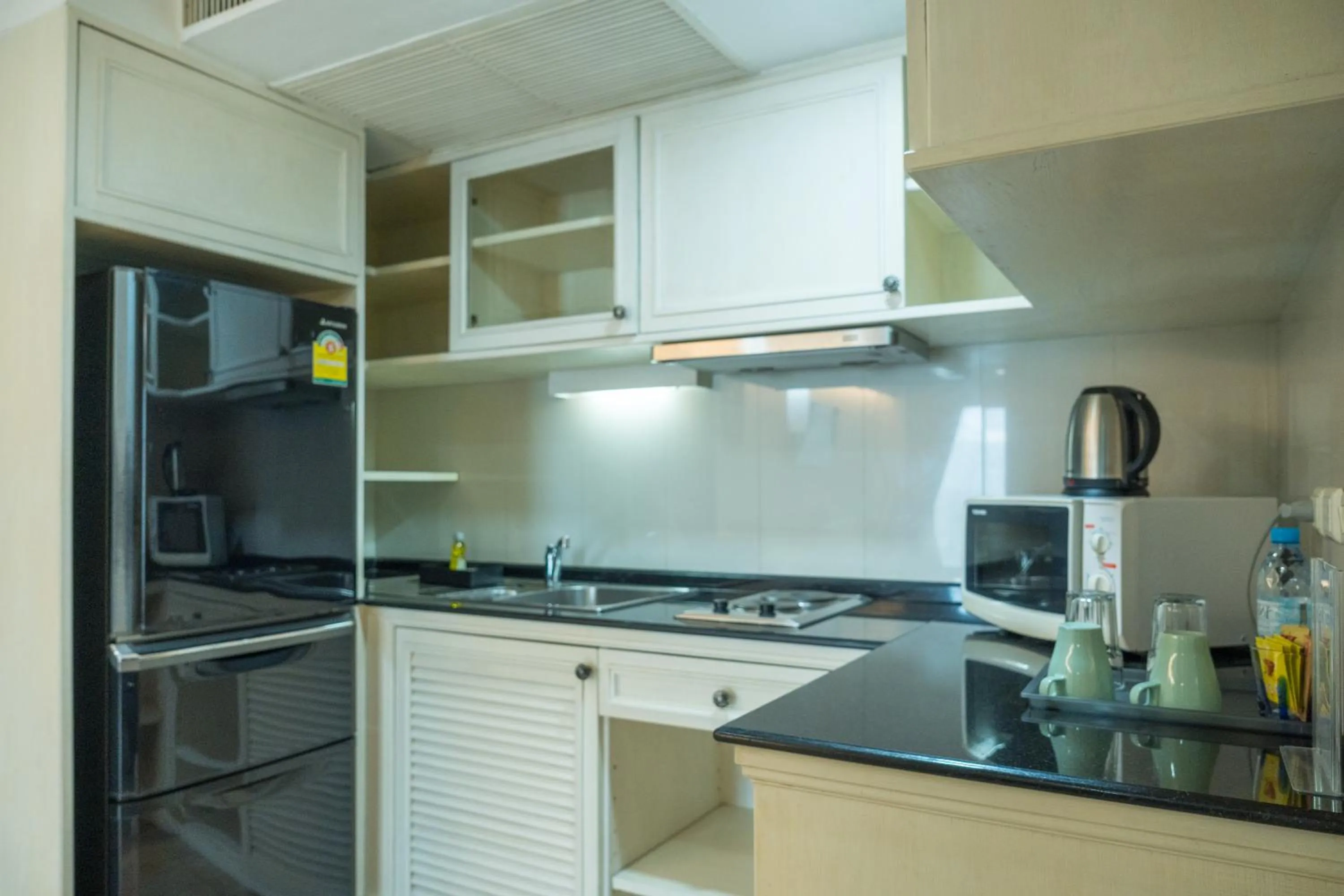 kitchen in Sabai Sathorn Service Apartment