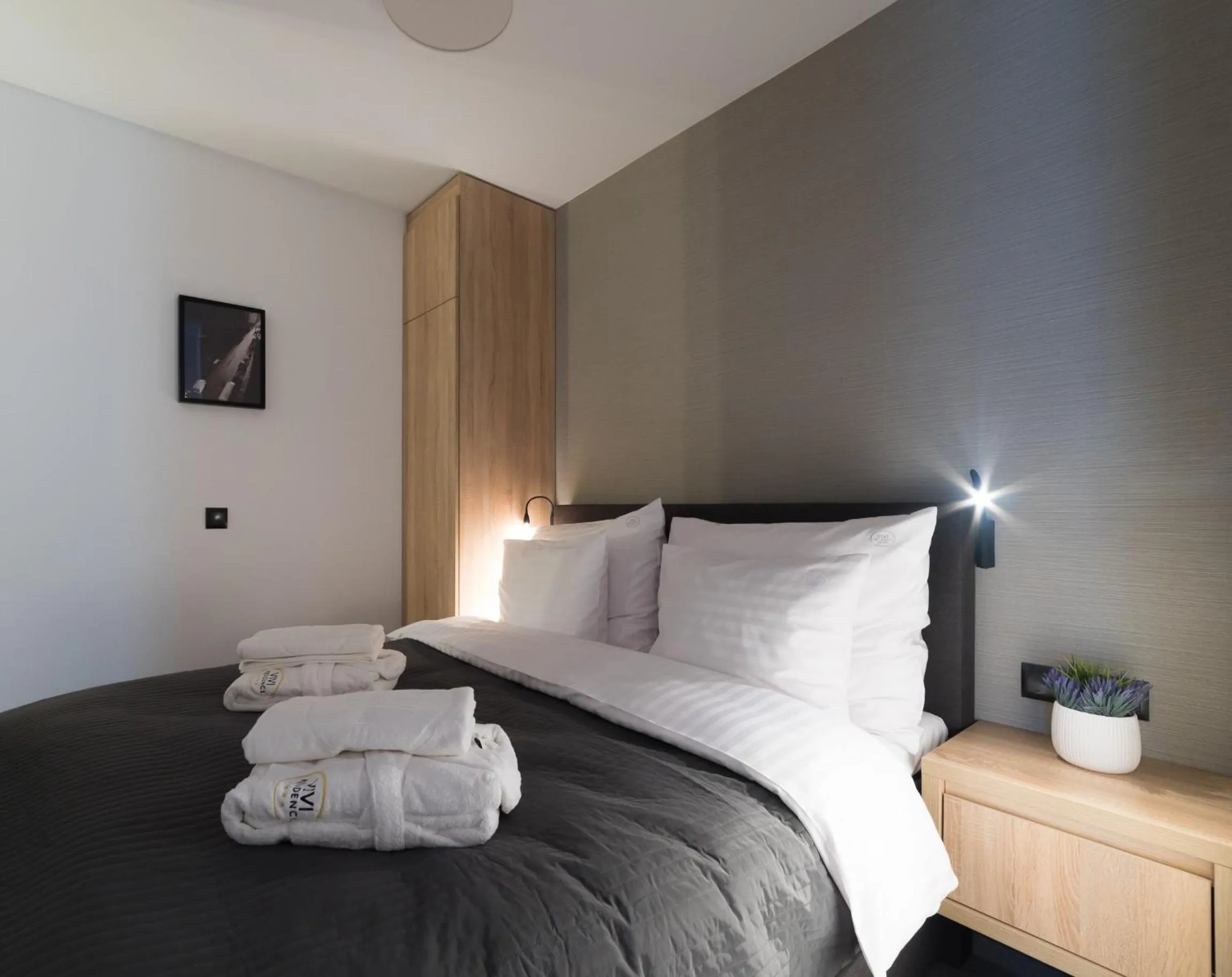 Bed in Apart-Hotel VIVI RESIDENCE & SPA