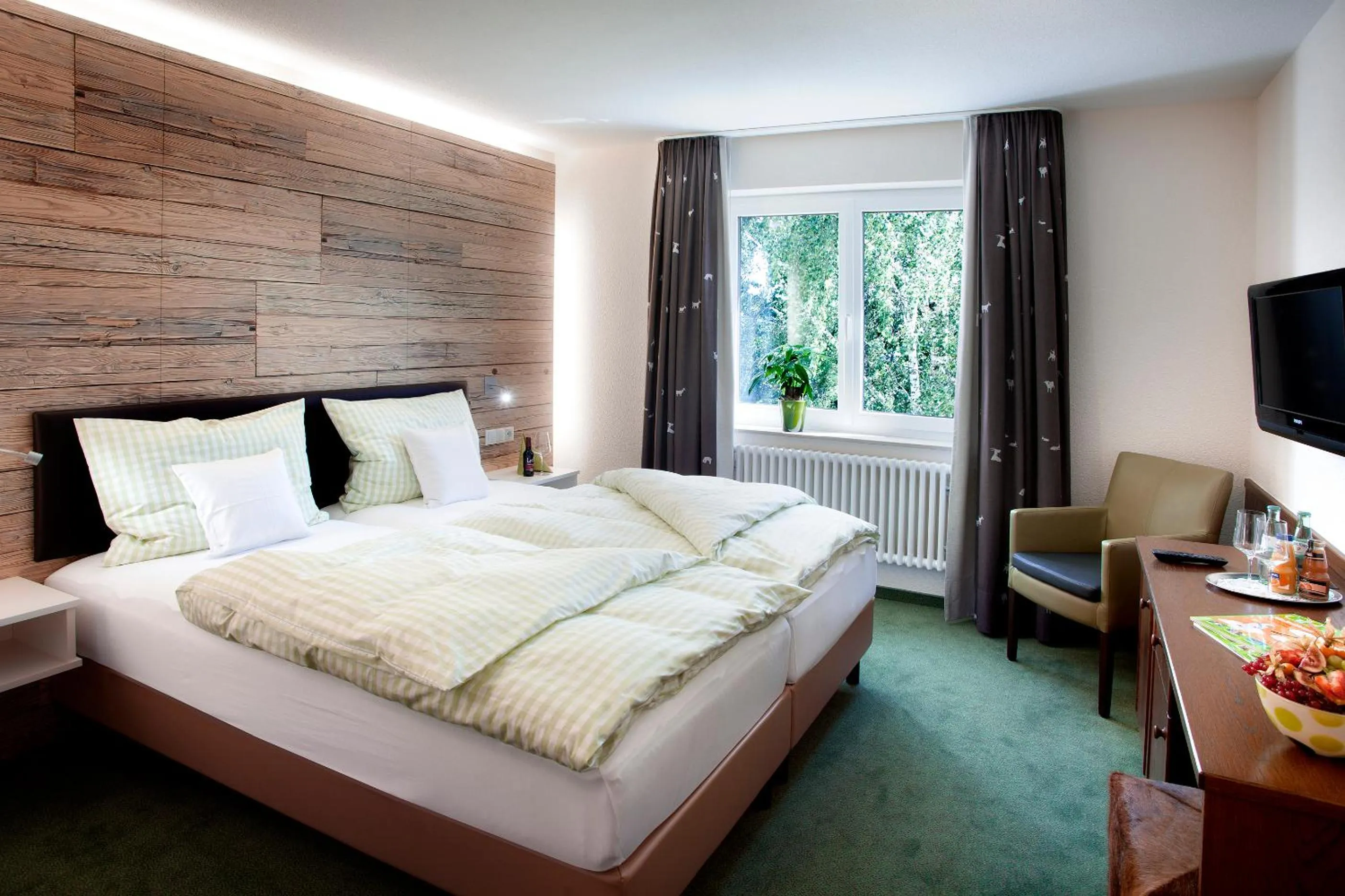 Bed in Hotel Restaurant Anna