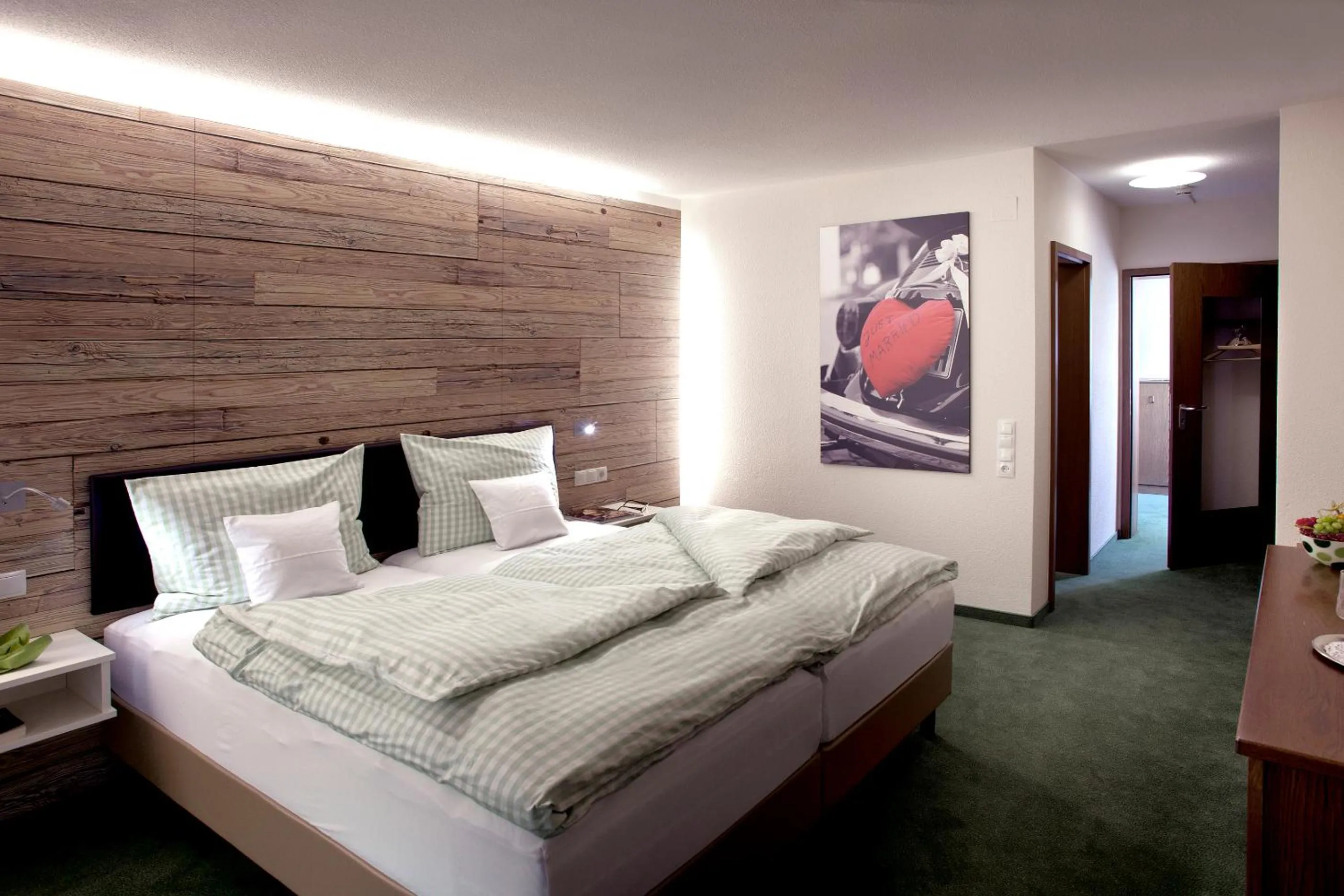 Bed in Hotel Restaurant Anna