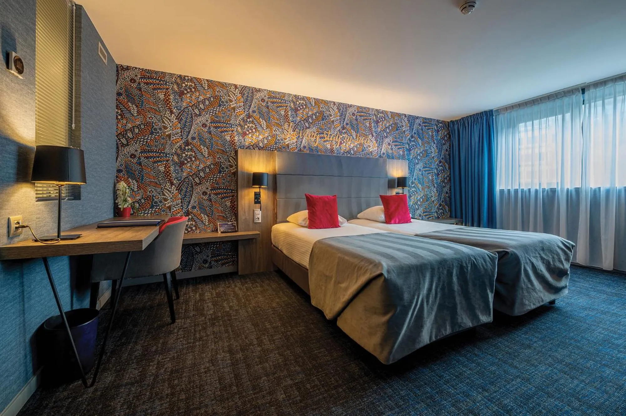 Bed in Van der Valk Hotel Liège Congres