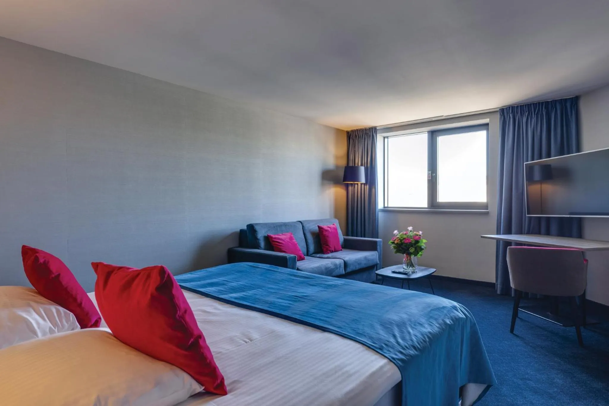 Bed in Van der Valk Hotel Liège Congres