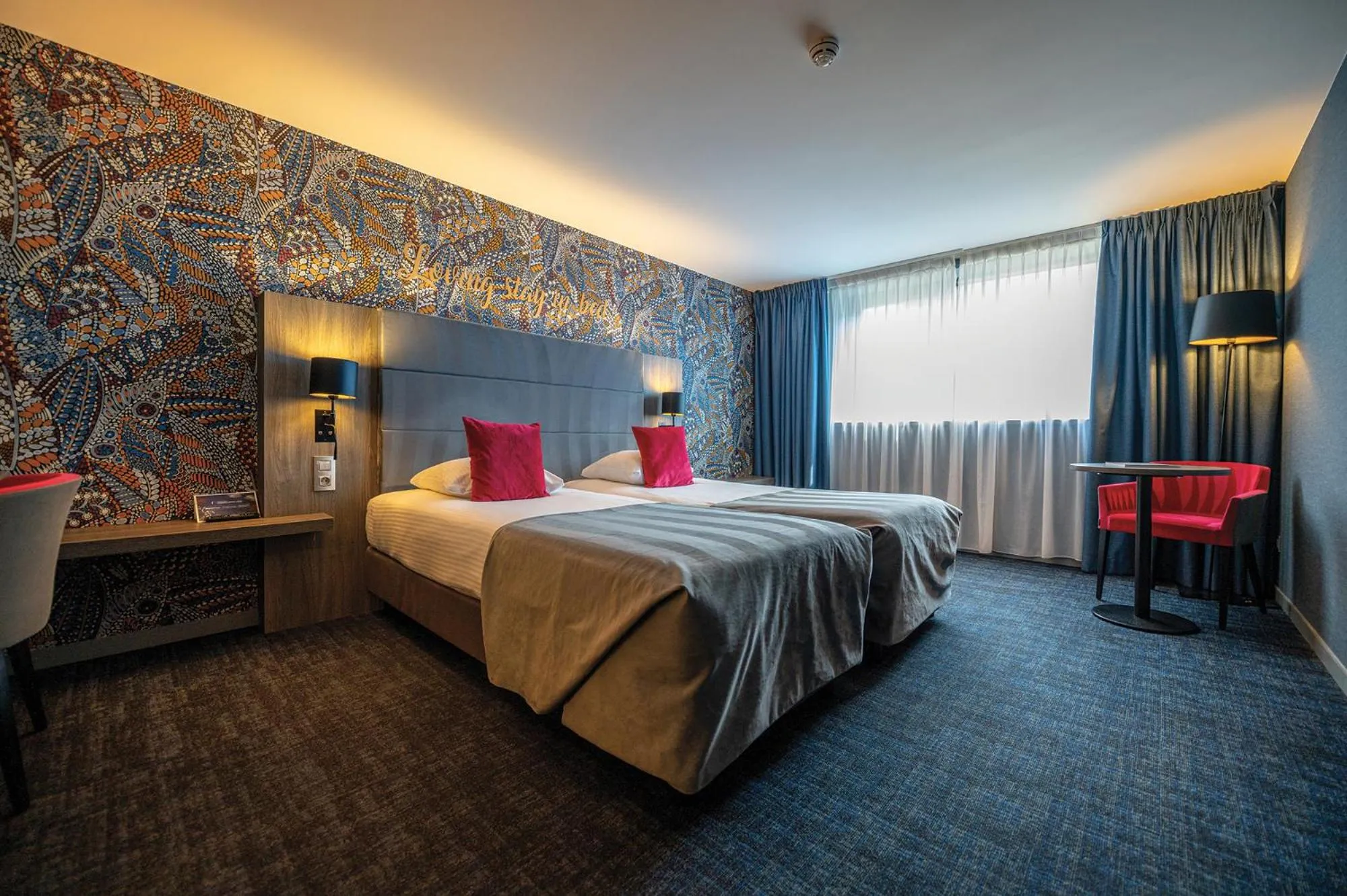 Bed in Van der Valk Hotel Liège Congres