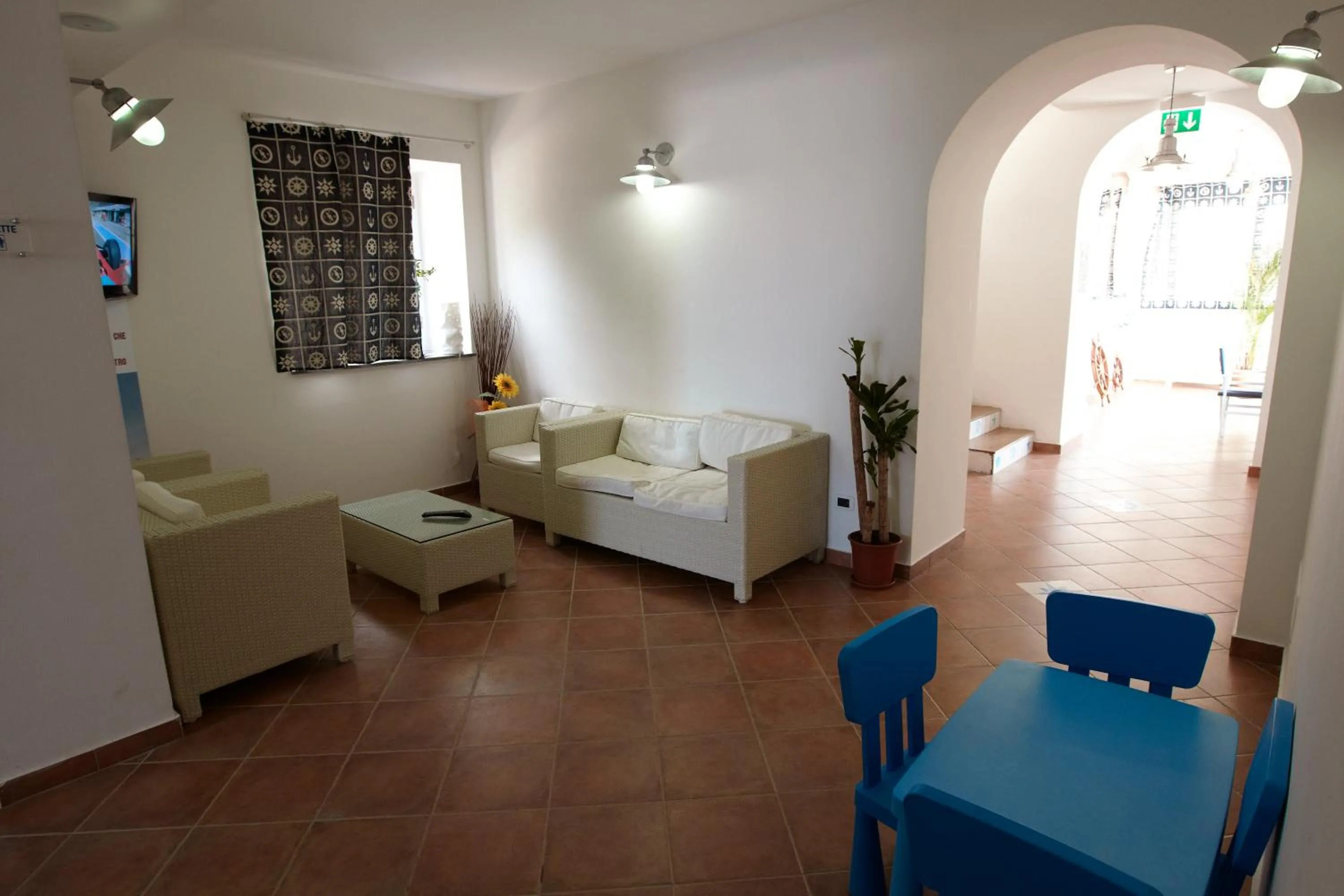 Communal lounge/ TV room, Bed in Yachting Club Mare