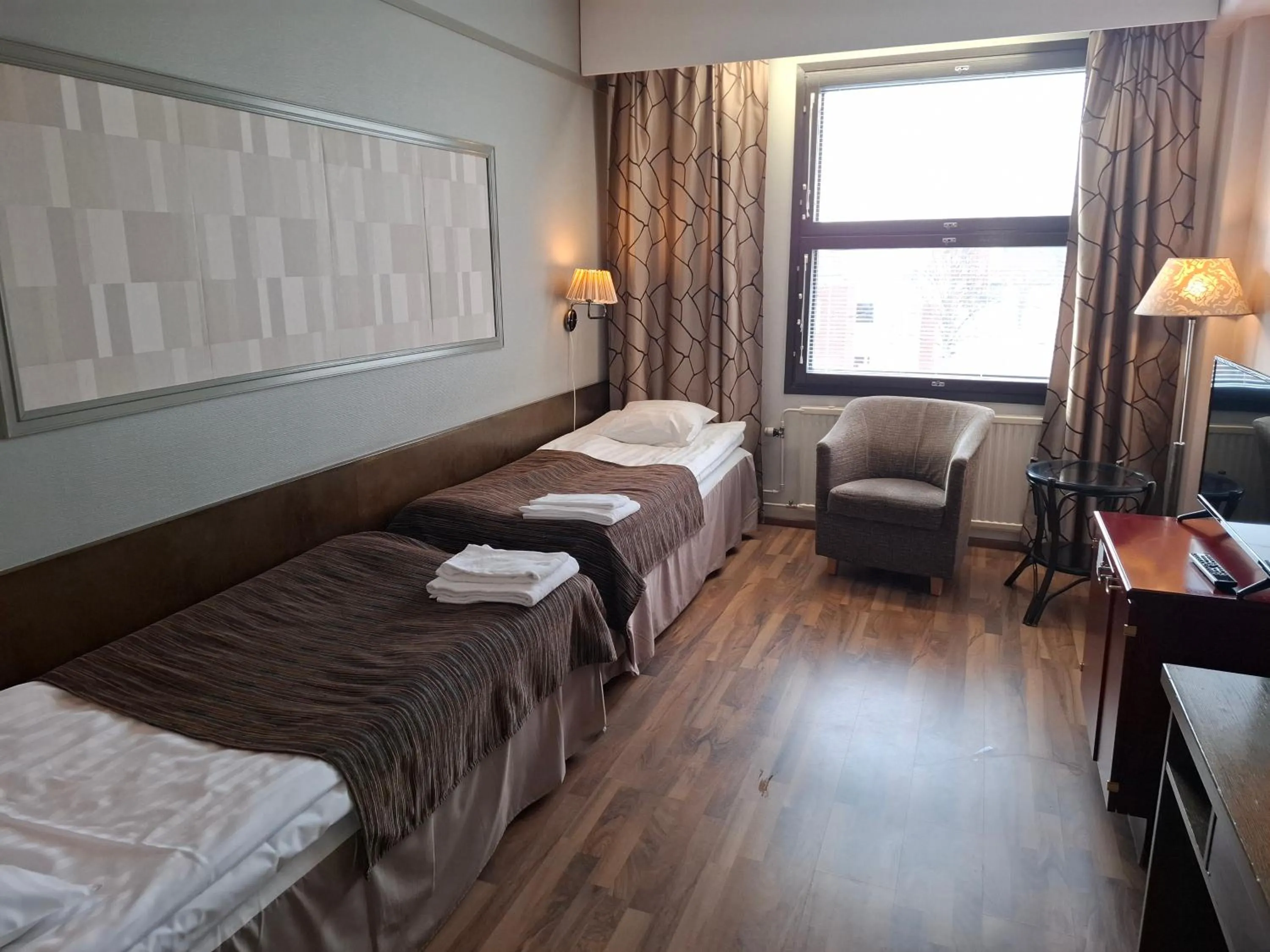 Bed in Hotel Lapuahovi