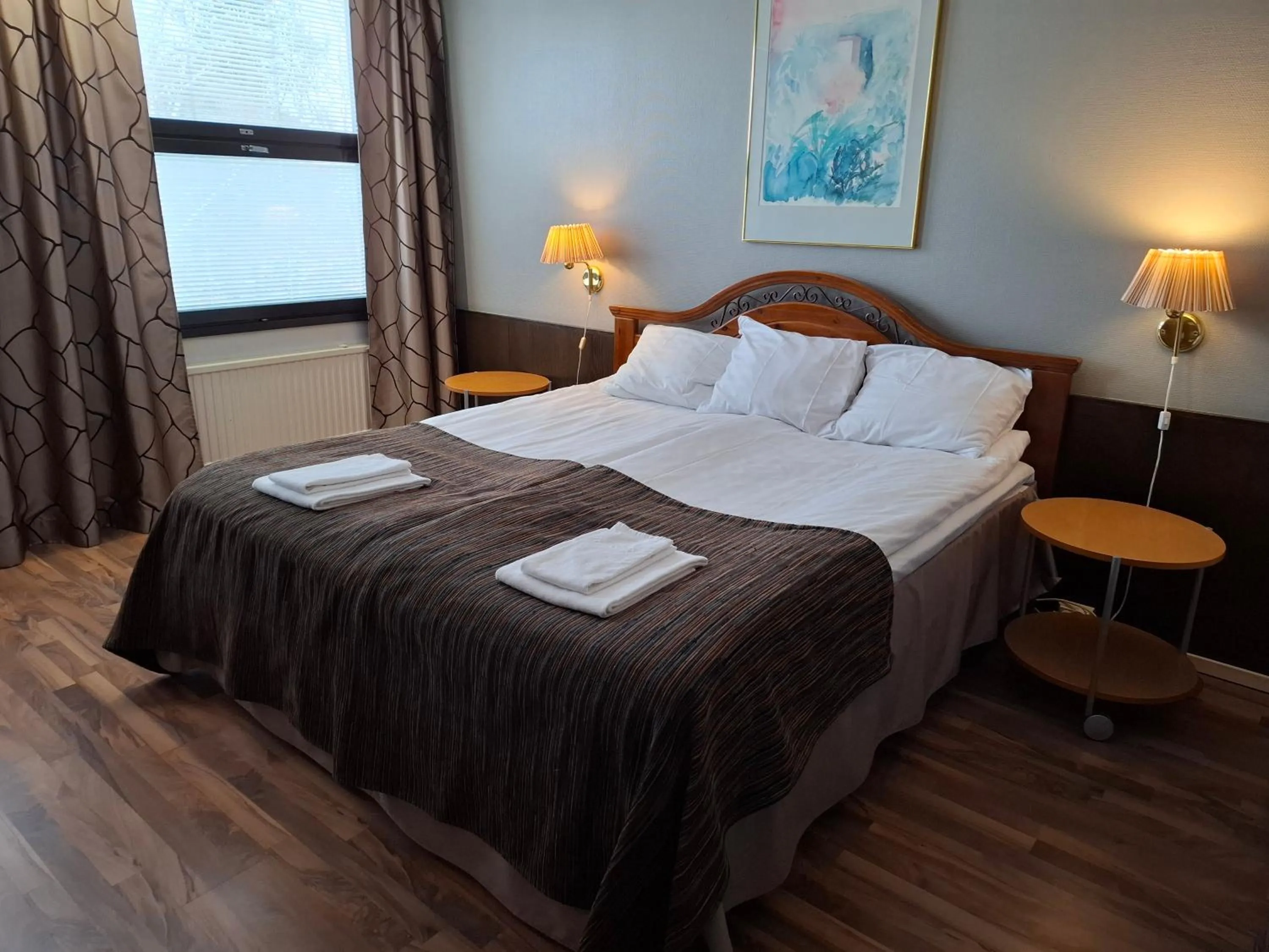 Bed in Hotel Lapuahovi