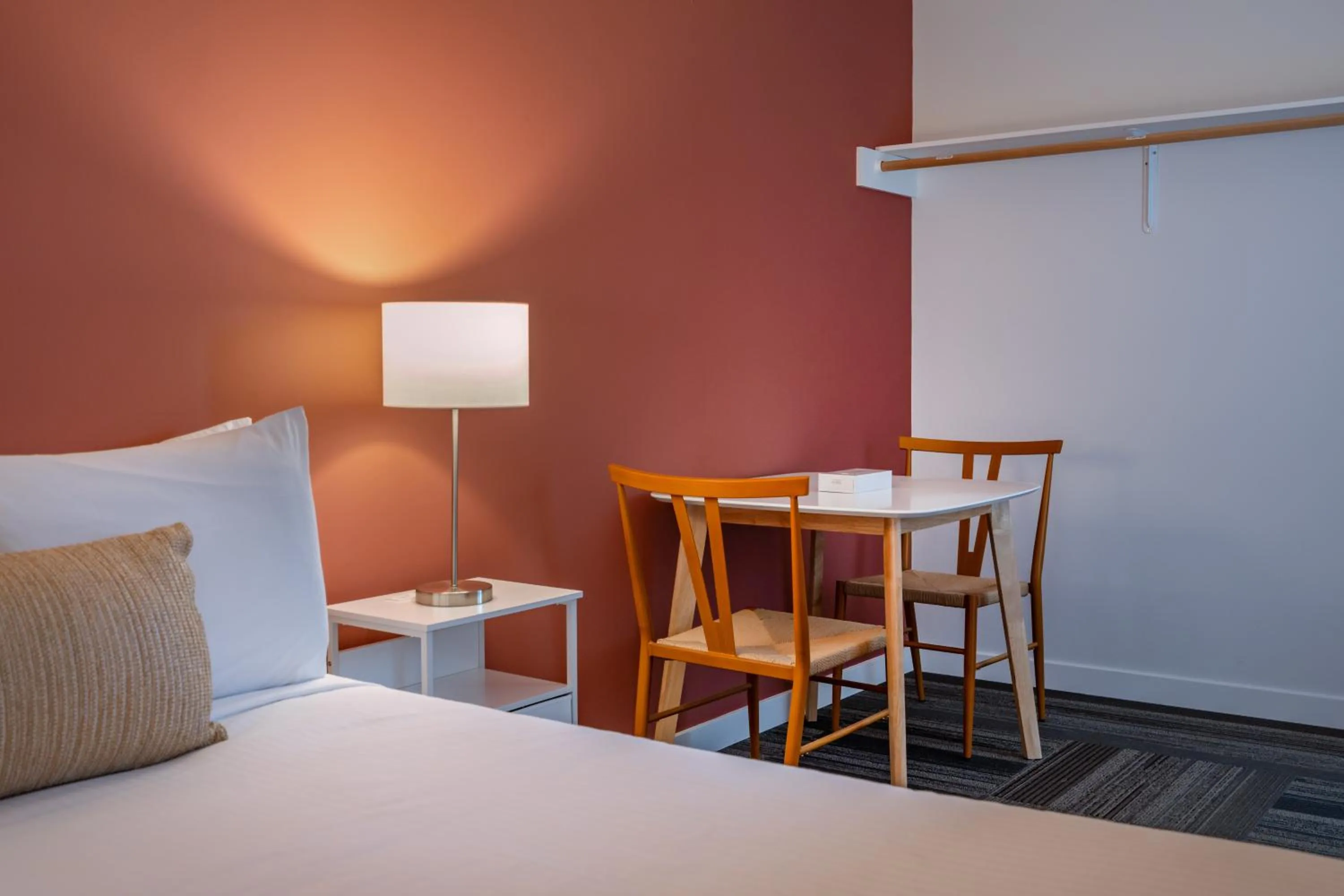 Bed in Okanagan Lakefront Resort