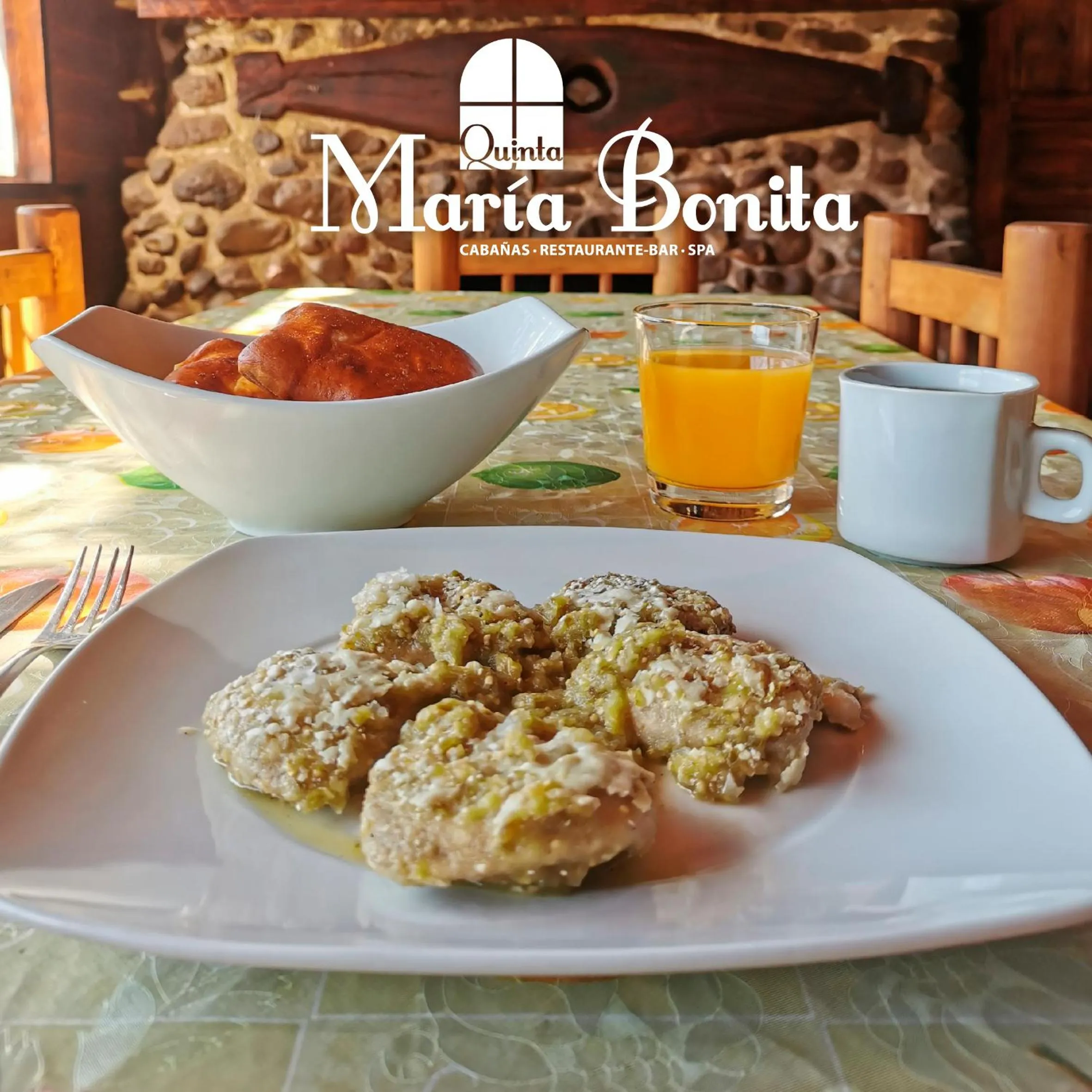 Food and drinks in Quinta Maria Bonita
