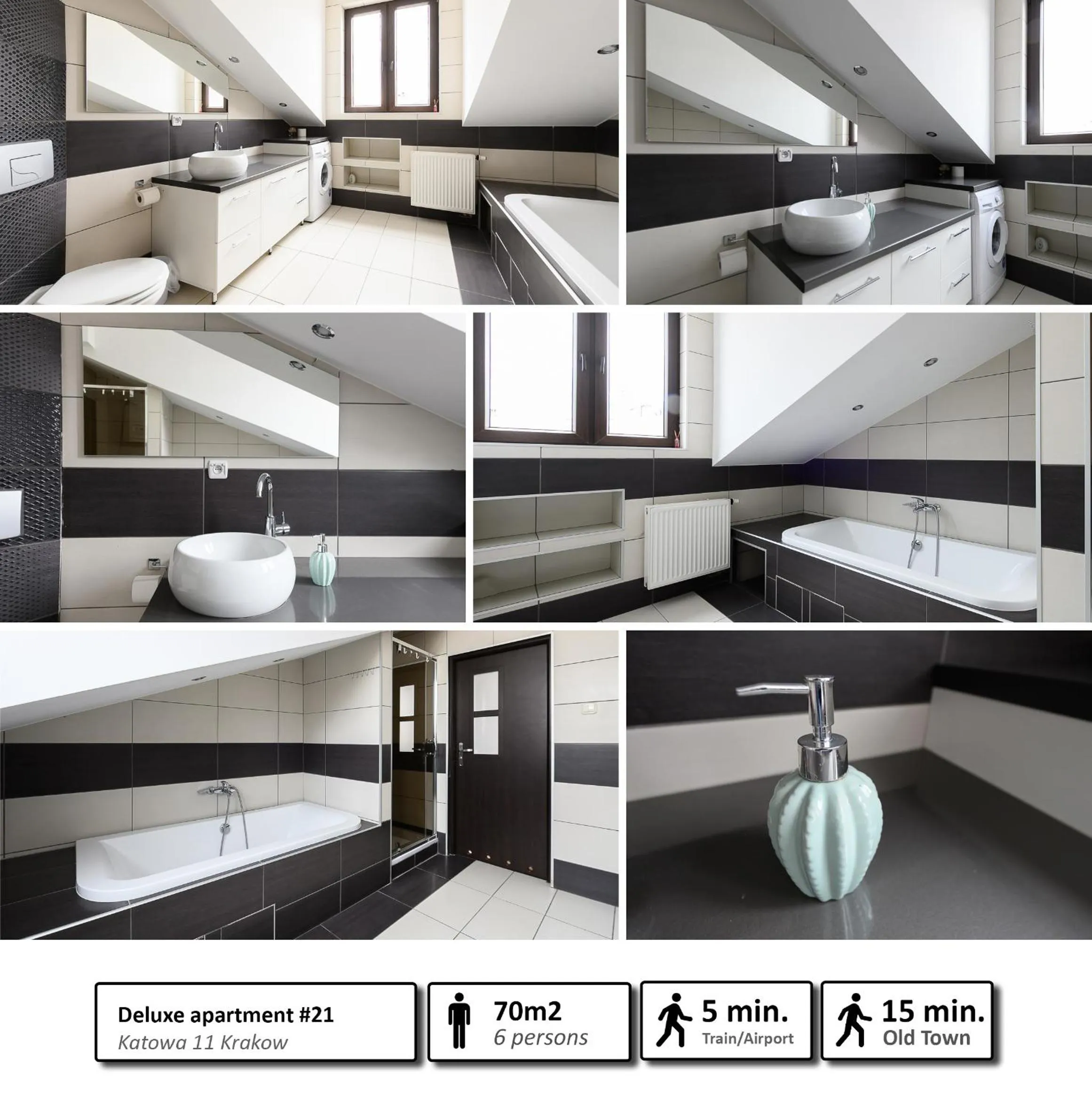 Shower in Station Apartments Katowa 11