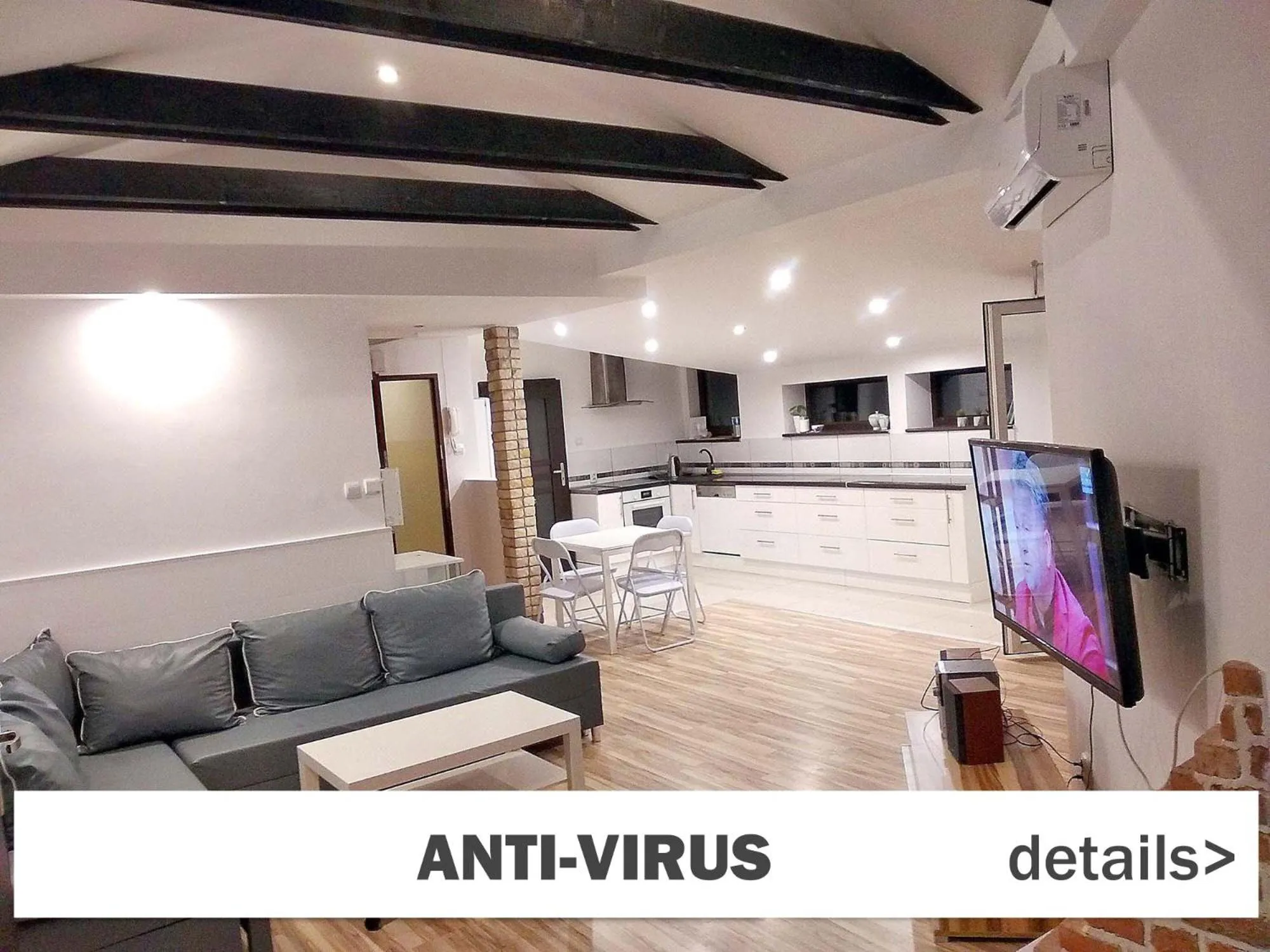 Kitchen or kitchenette in Station Apartments Katowa 11