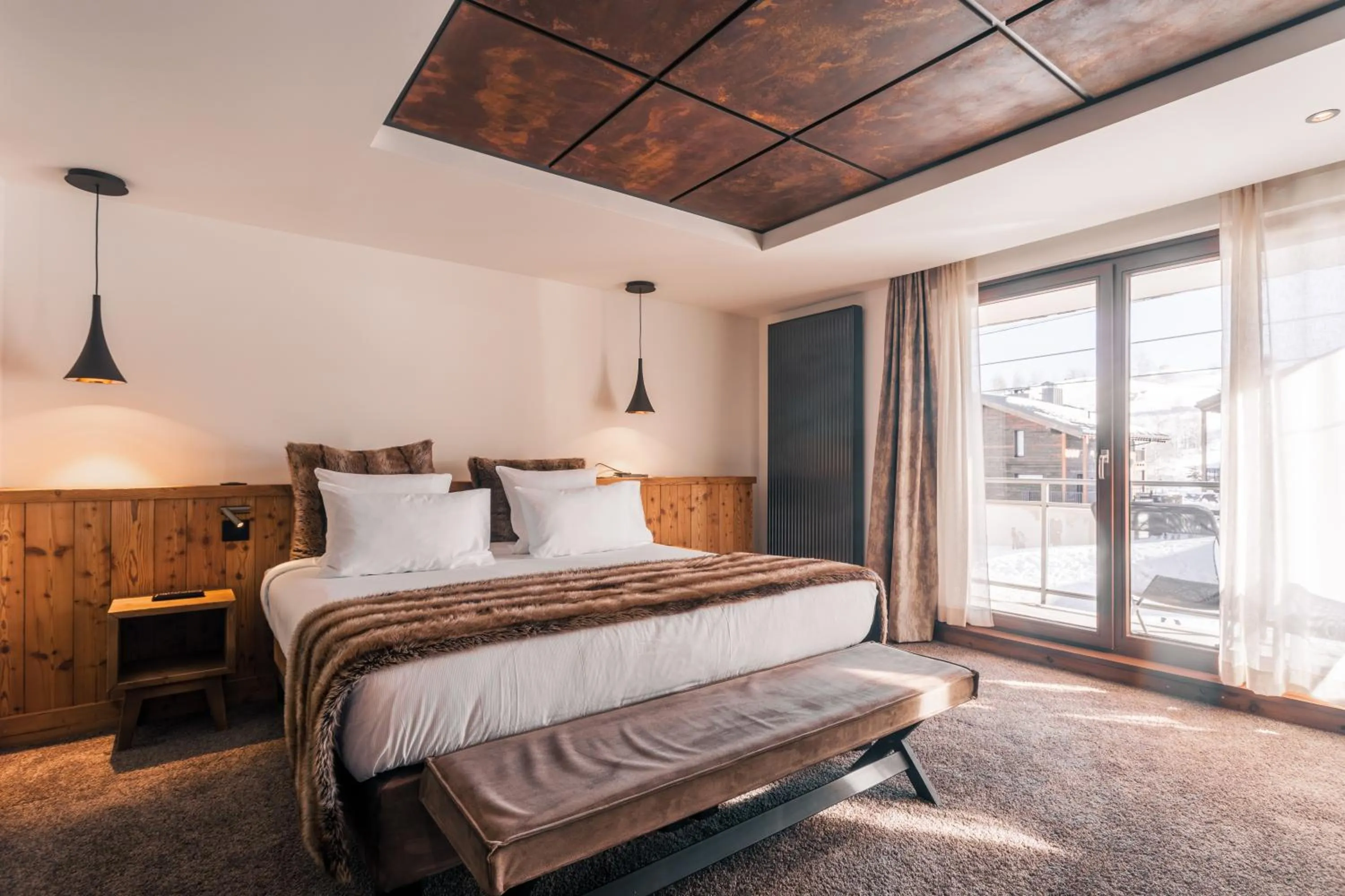 Bed in Hôtel Daria-I Nor by Les Etincelles