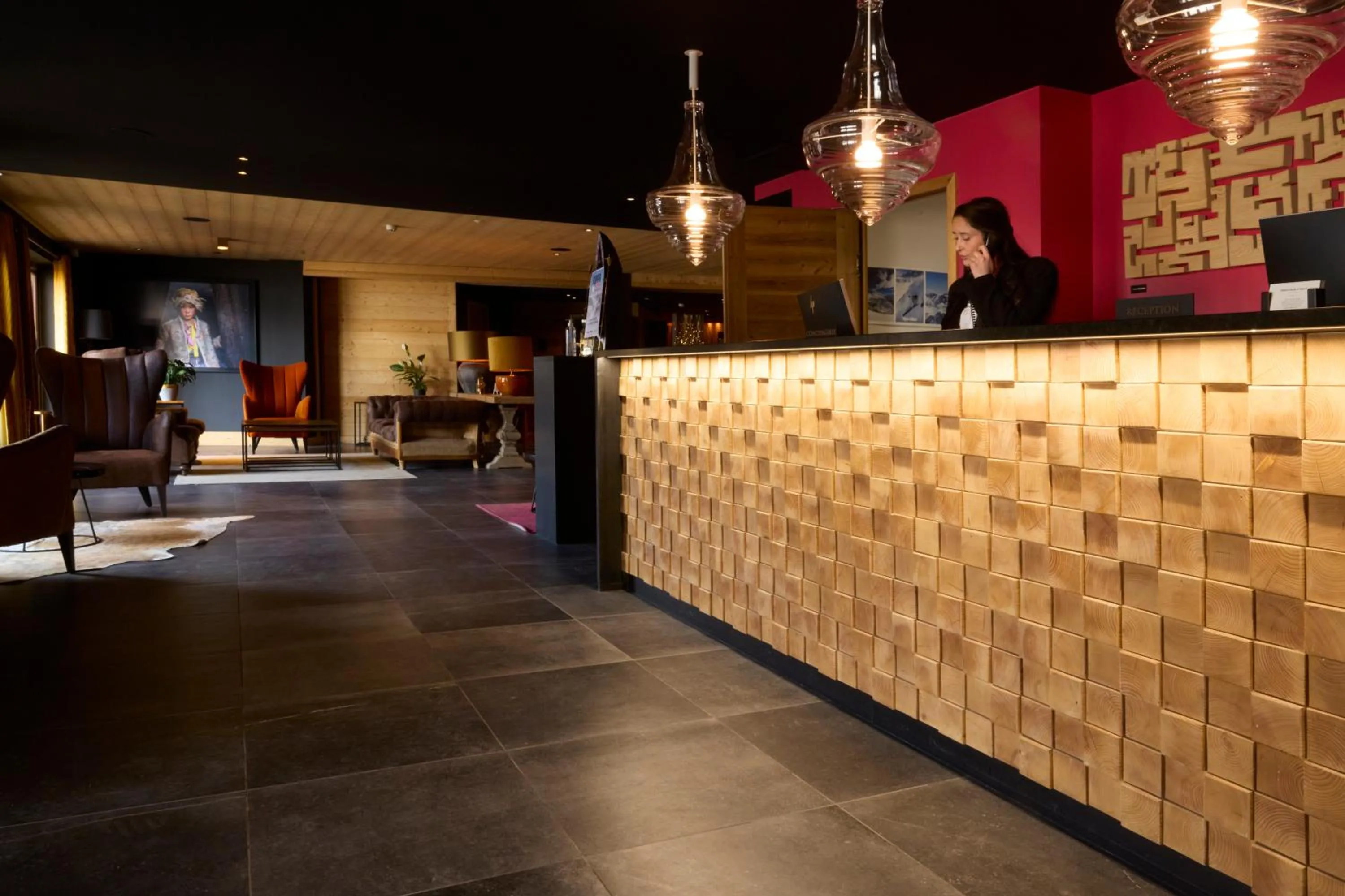 Lobby or reception in Hôtel Daria-I Nor by Les Etincelles