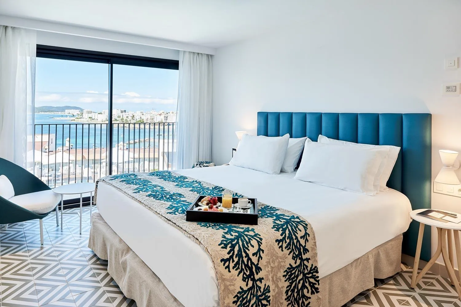 Bed in Eurostars Ibiza