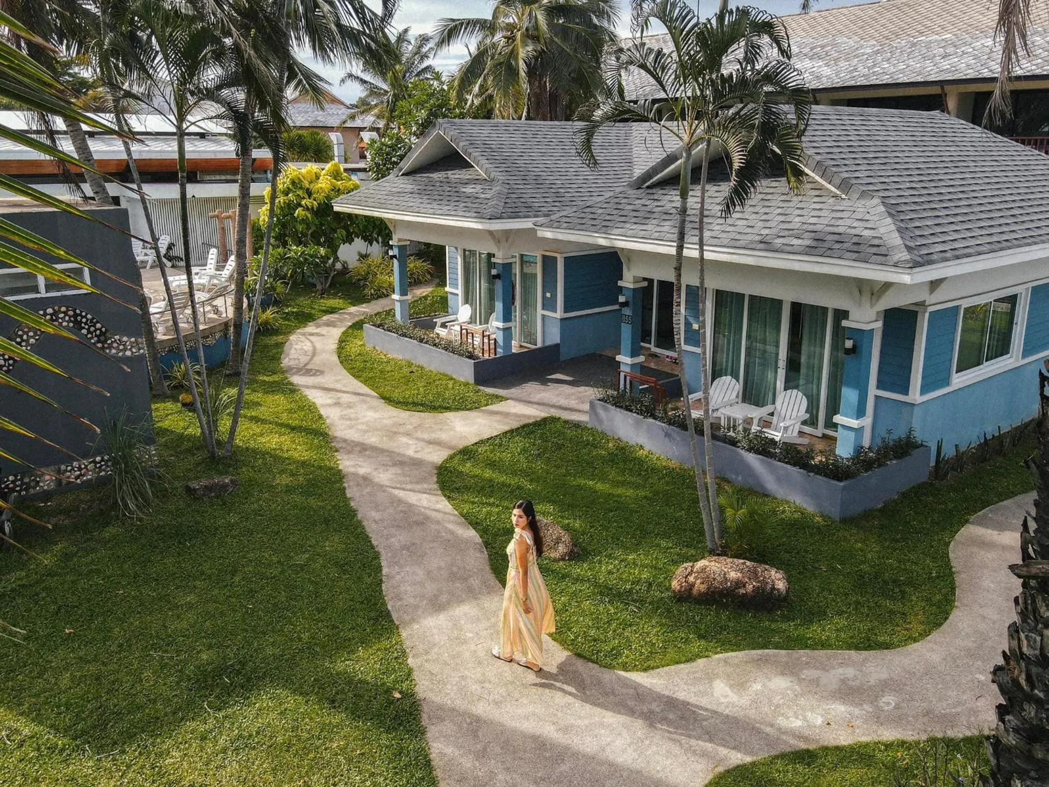 Garden view in Chaolao Tosang Beach Hotel