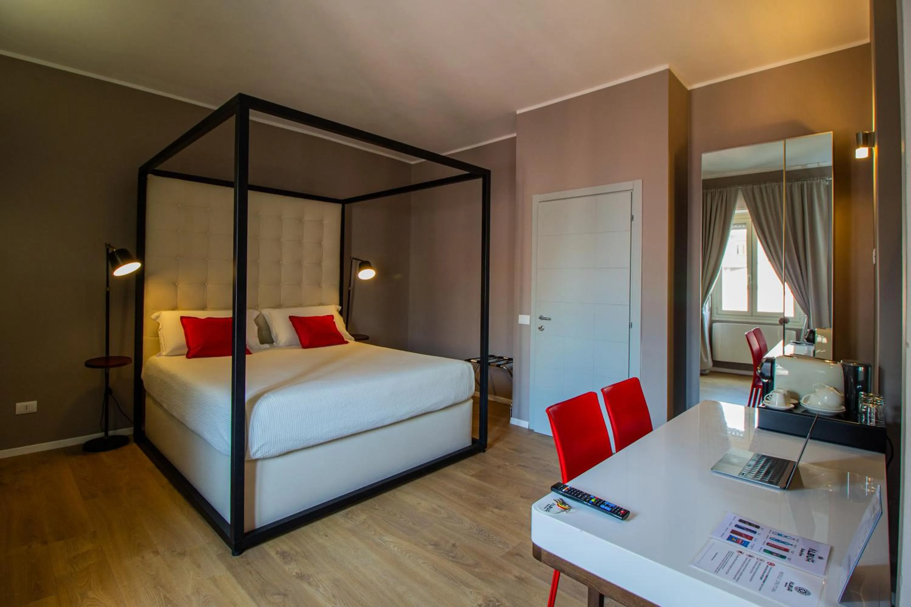 Bed in Album Boutique Rooms