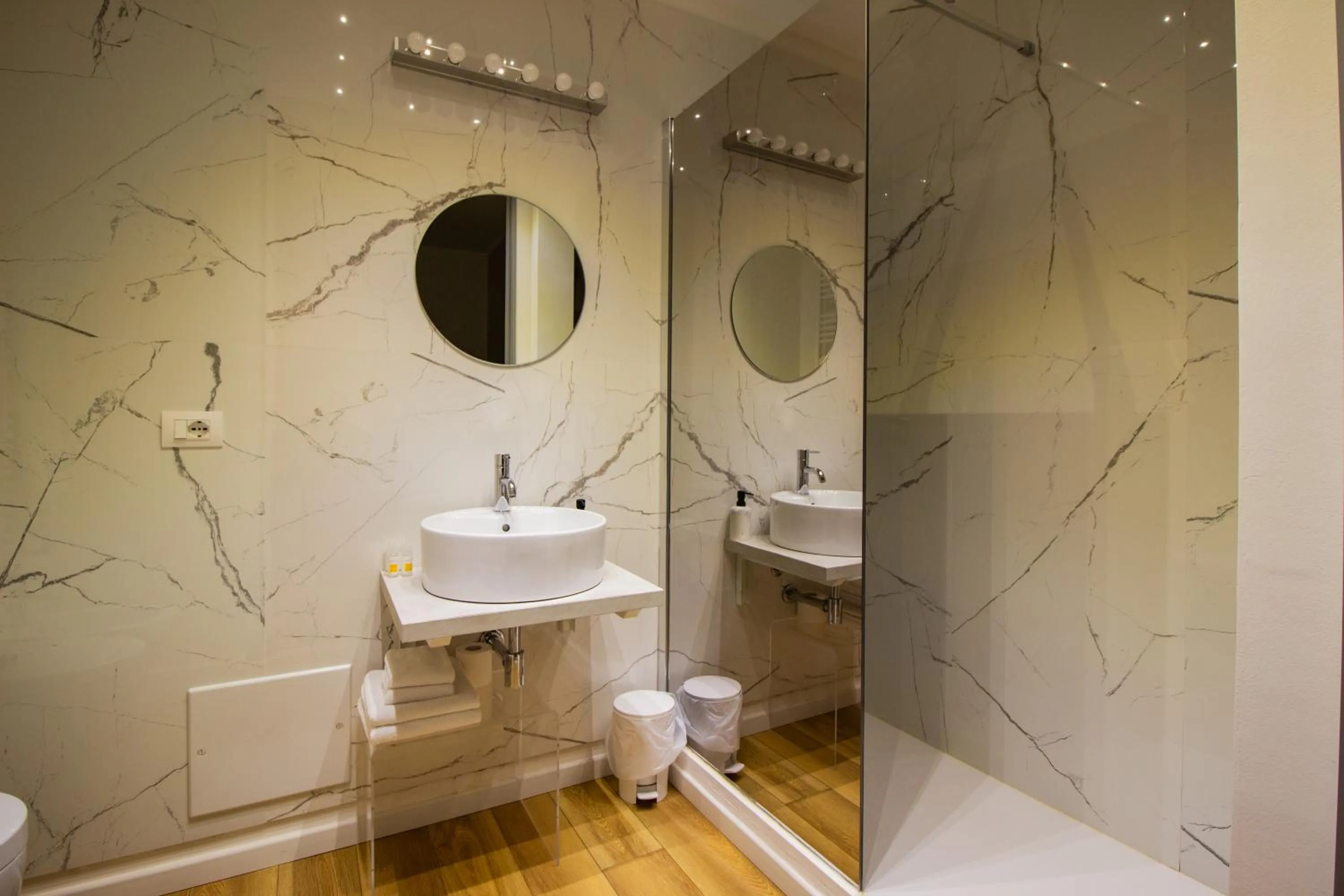 Shower in Album Boutique Rooms