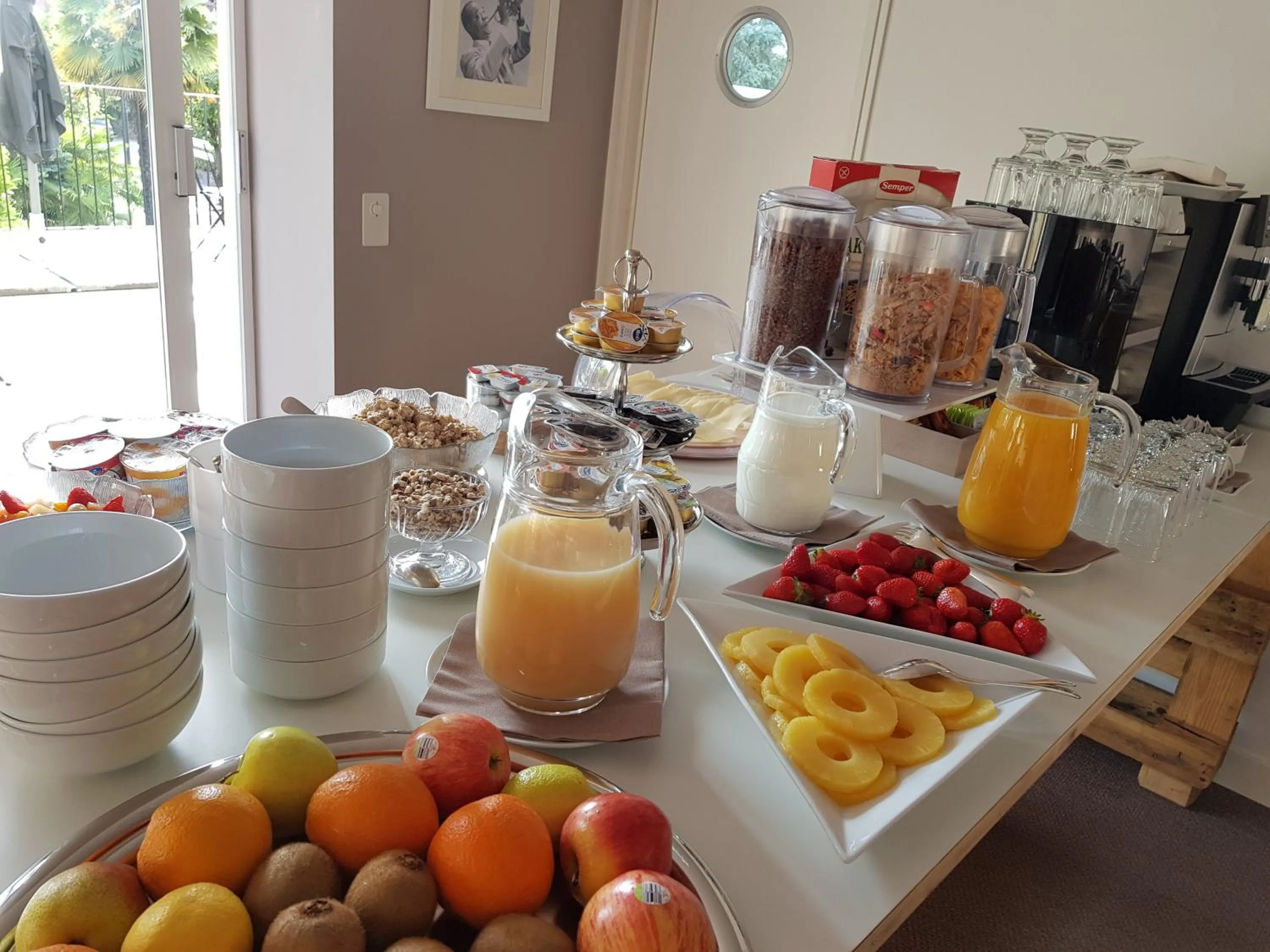 Food and drinks in Jazz Hotel Ascona