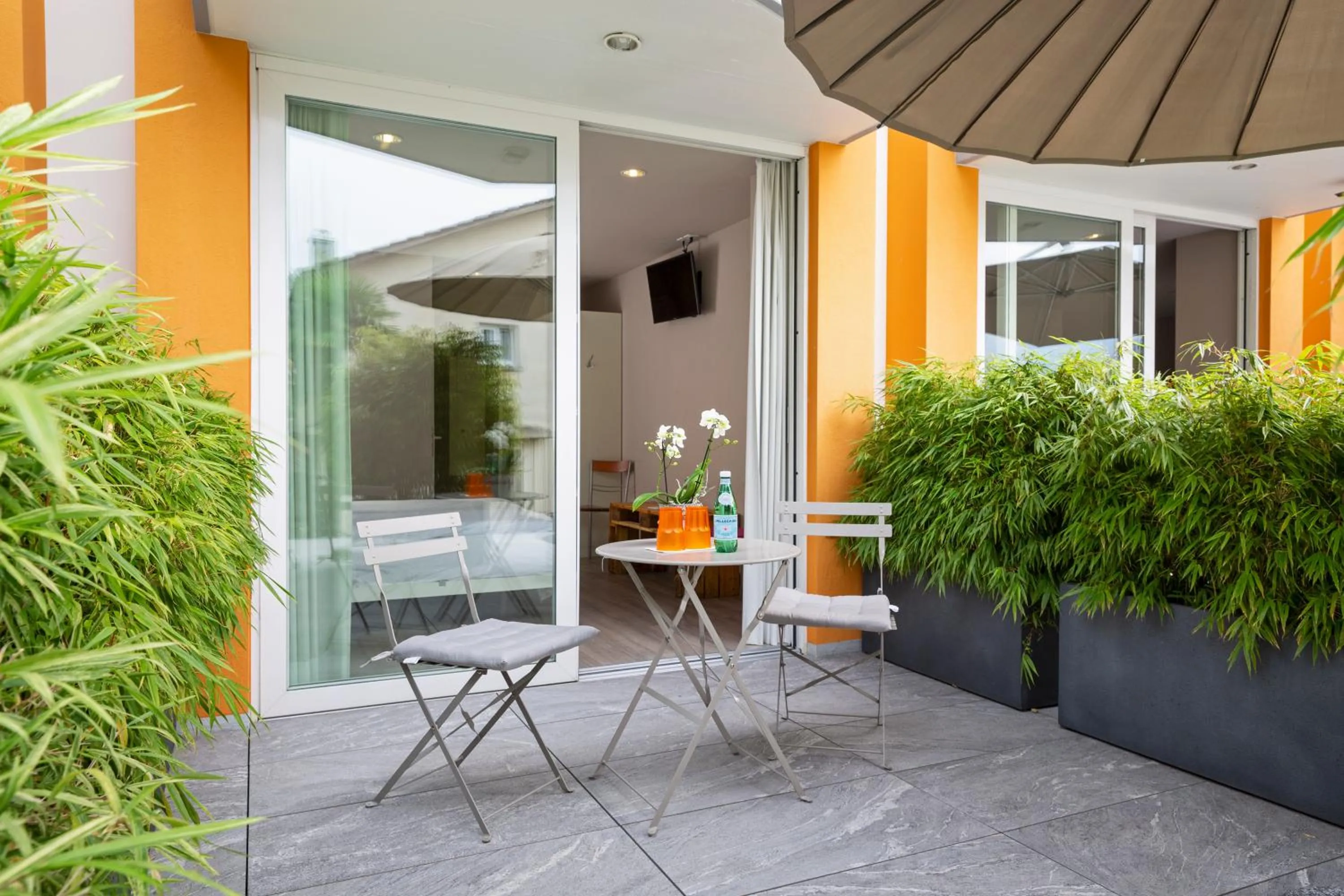 Balcony/Terrace in Jazz Hotel Ascona