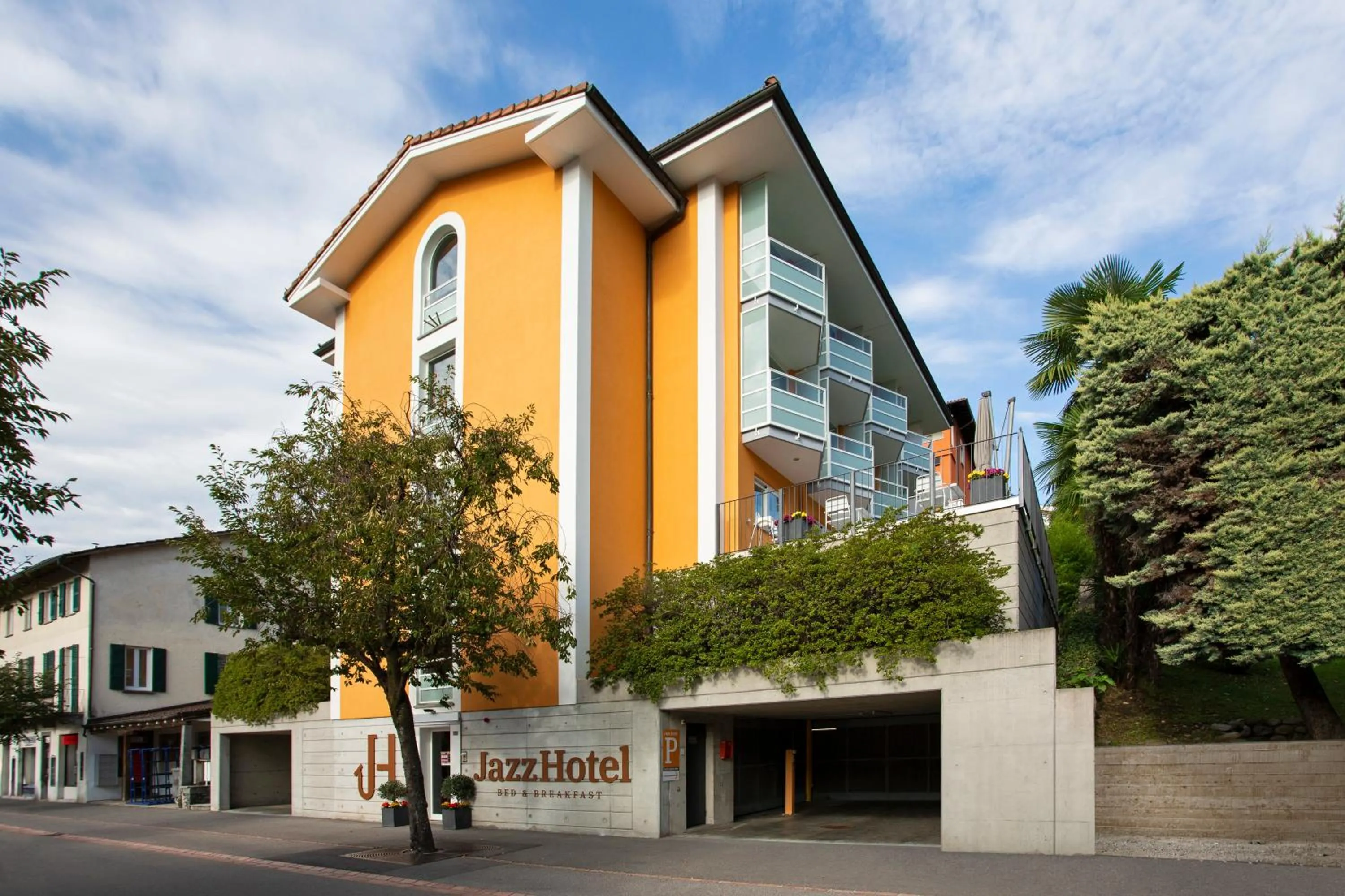 Property building in Jazz Hotel Ascona