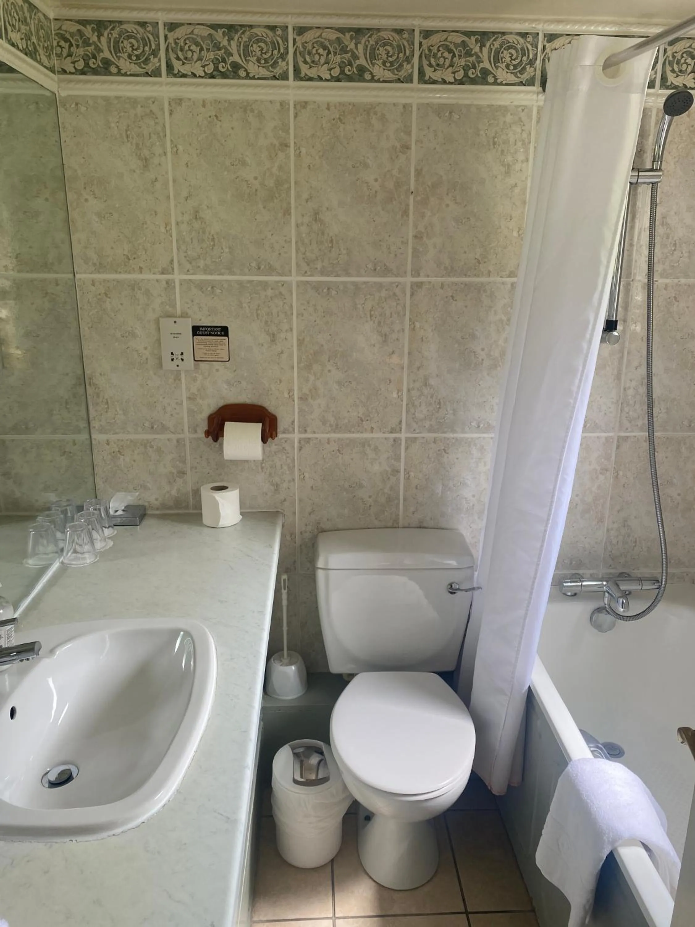 Bathroom in Newby Bridge Hotel