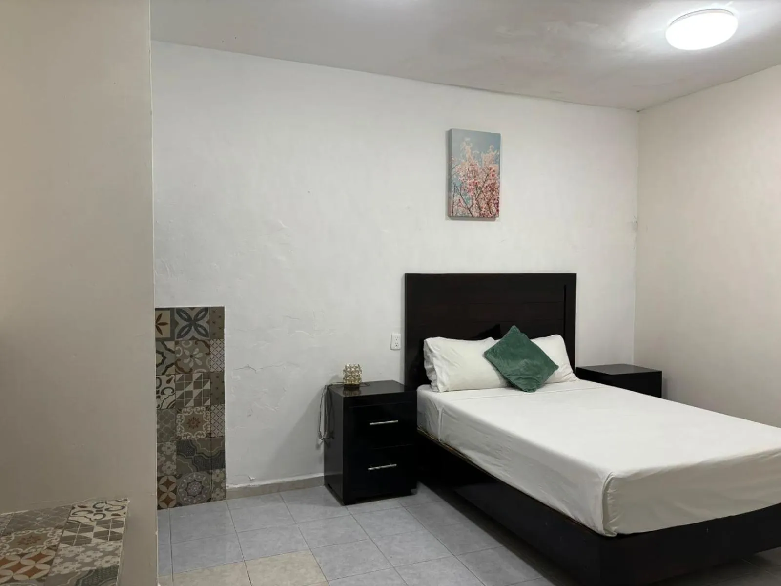 Bed in Hotel Awazul Bacalar