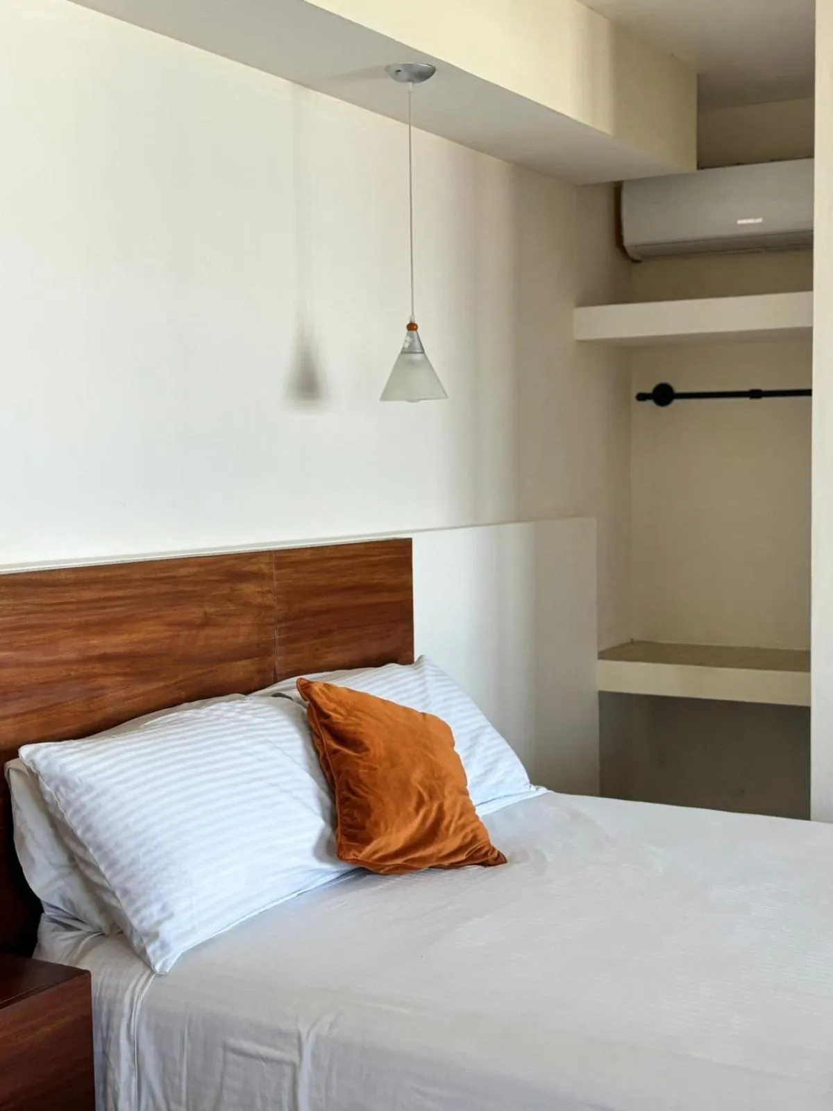 Bed in Hotel Awazul Bacalar