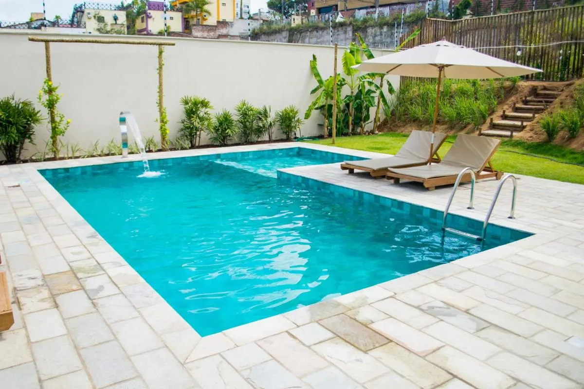 Swimming pool in Pousada Laranja - Nova Administração