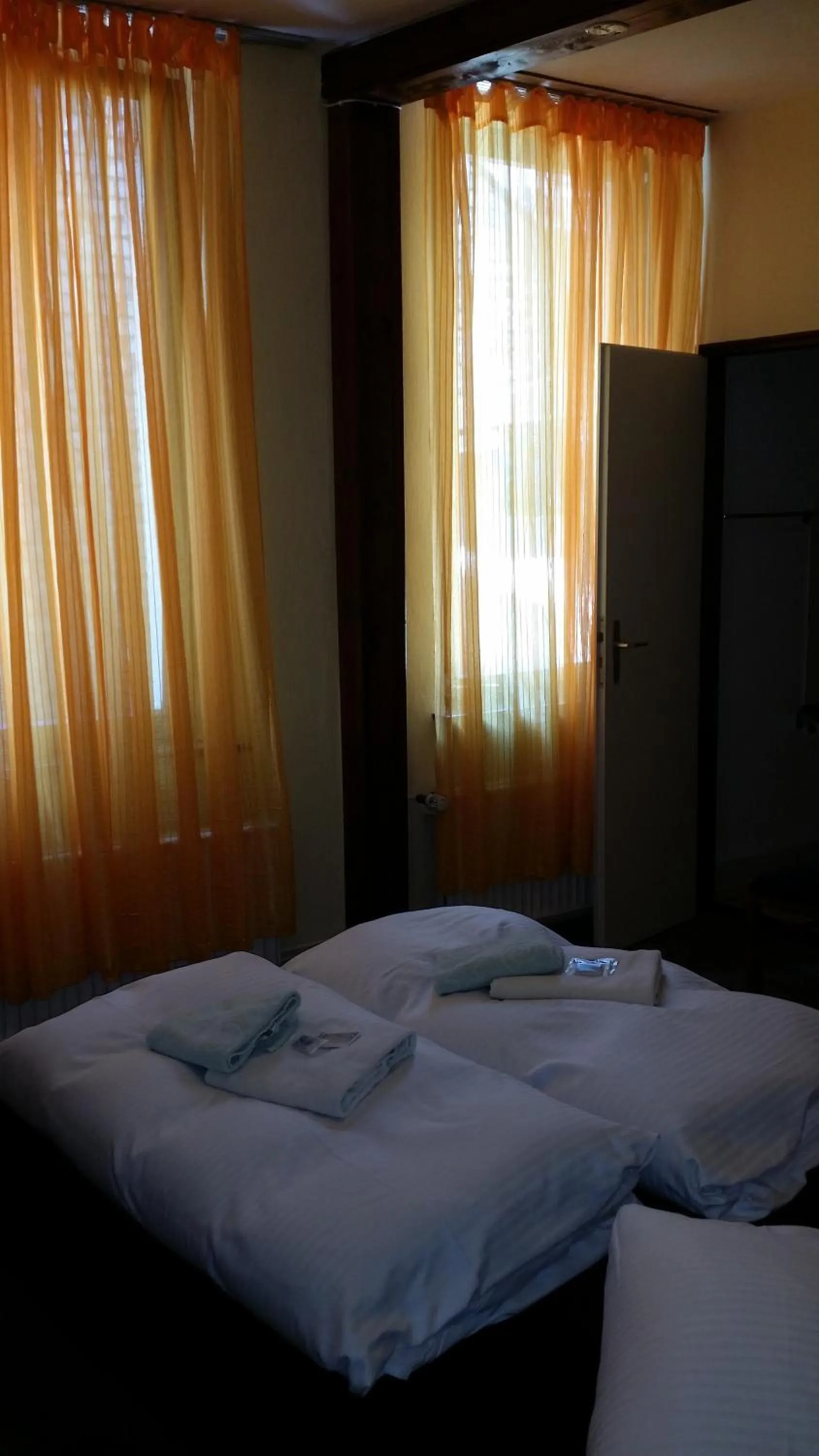 Decorative detail, Bed in Hotel-Café-Burg Stahleck