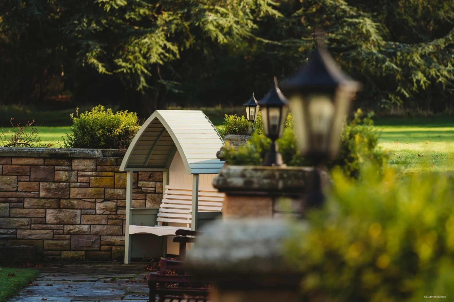 Garden view in Carberry Tower Mansion House and Estate