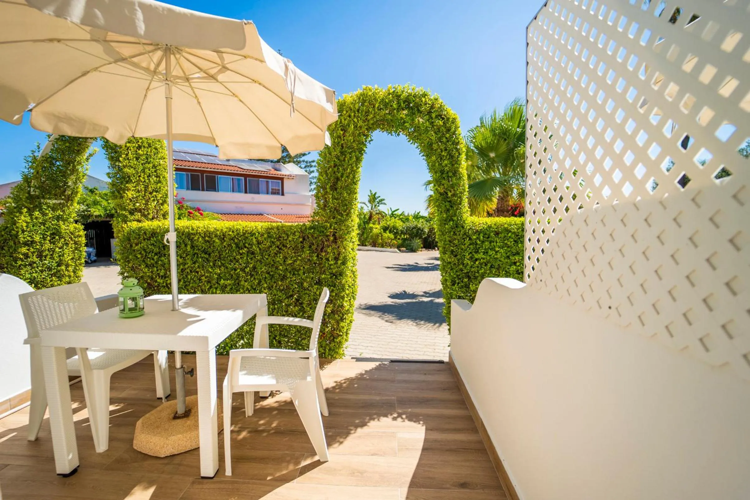 Patio in Apartamentos Flor da Laranja, Albufeira by AlgarveBlossom