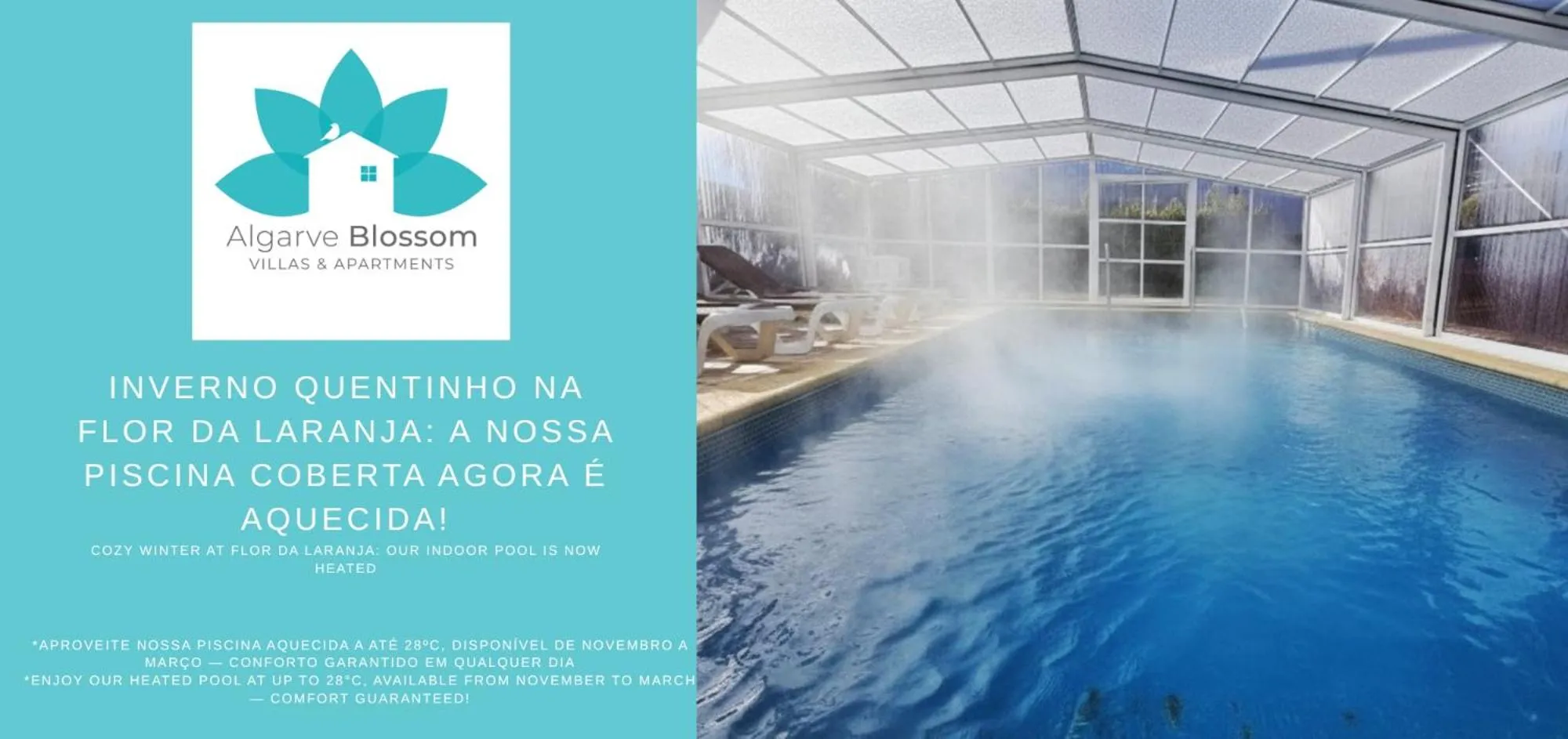 Swimming pool in Apartamentos Flor da Laranja, Albufeira by AlgarveBlossom