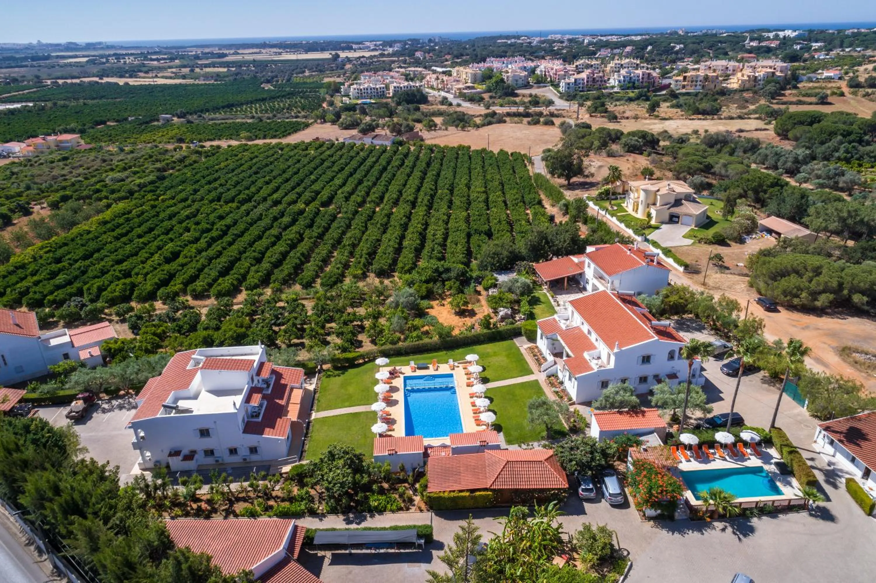 Bird's eye view in Apartamentos Flor da Laranja, Albufeira by AlgarveBlossom