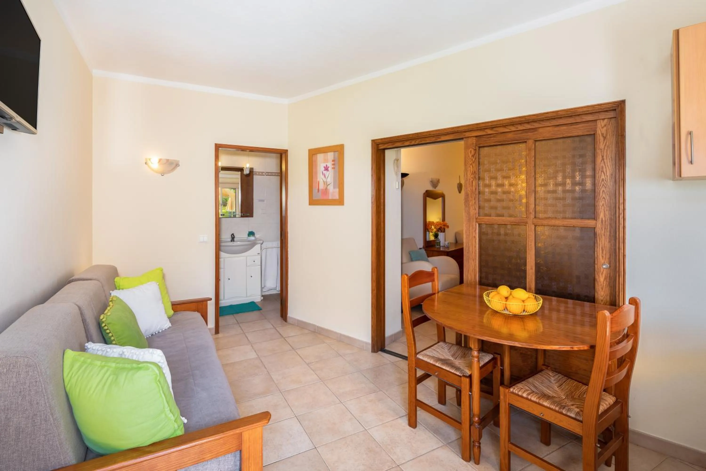 Seating area in Apartamentos Flor da Laranja, Albufeira by AlgarveBlossom