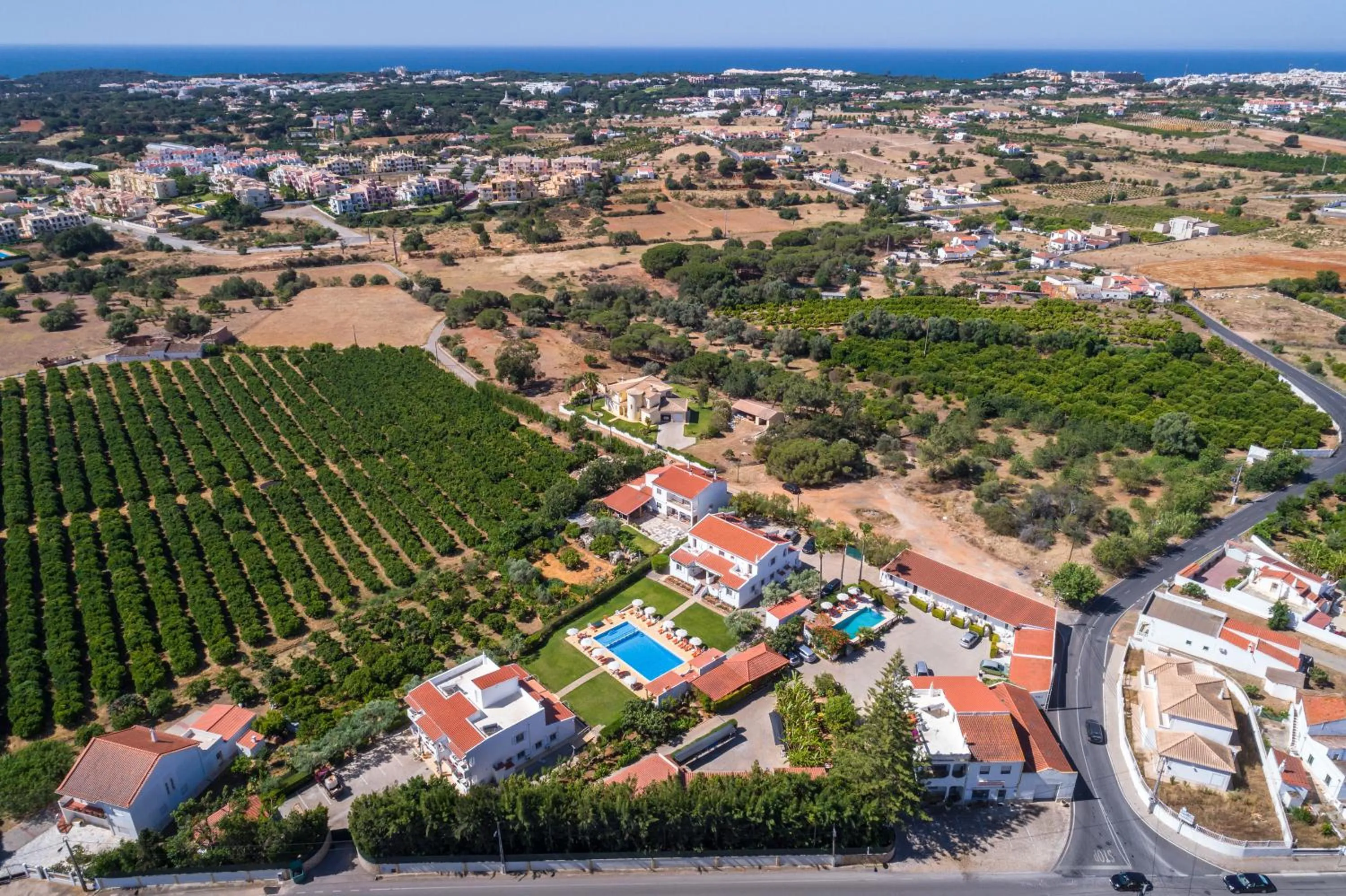 Bird's eye view in Apartamentos Flor da Laranja, Albufeira by AlgarveBlossom