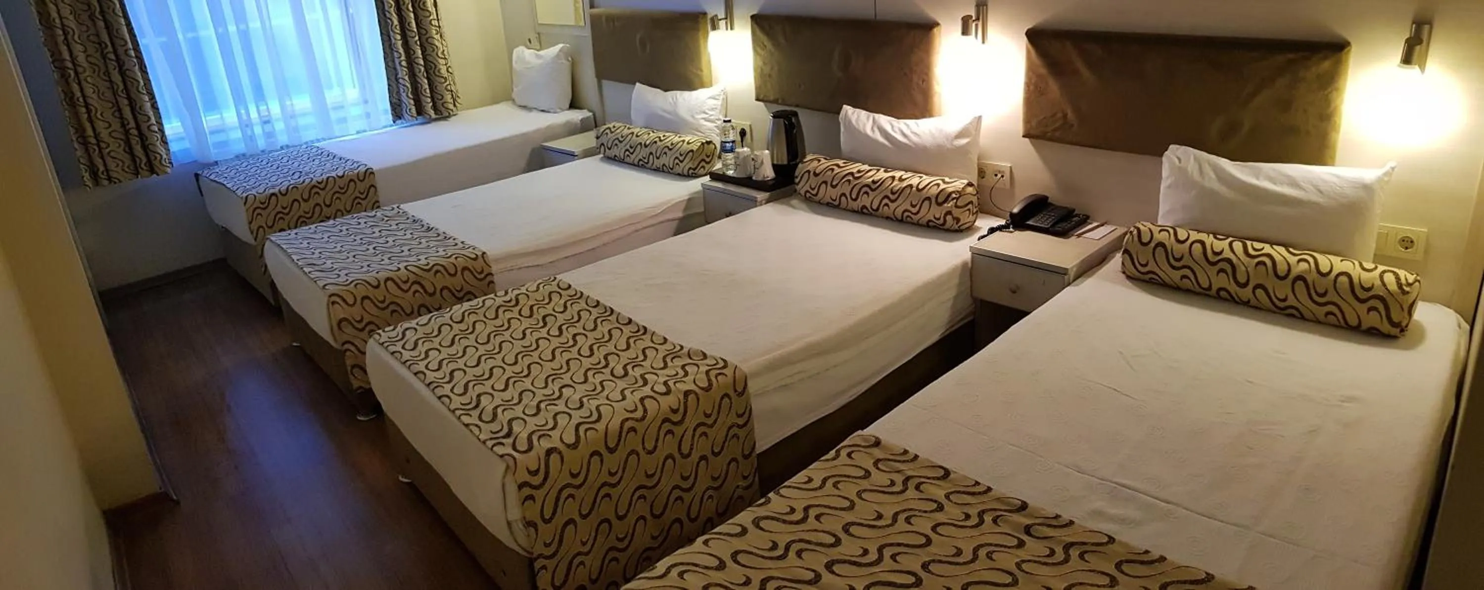 Bed in Grand Zeybek Hotel