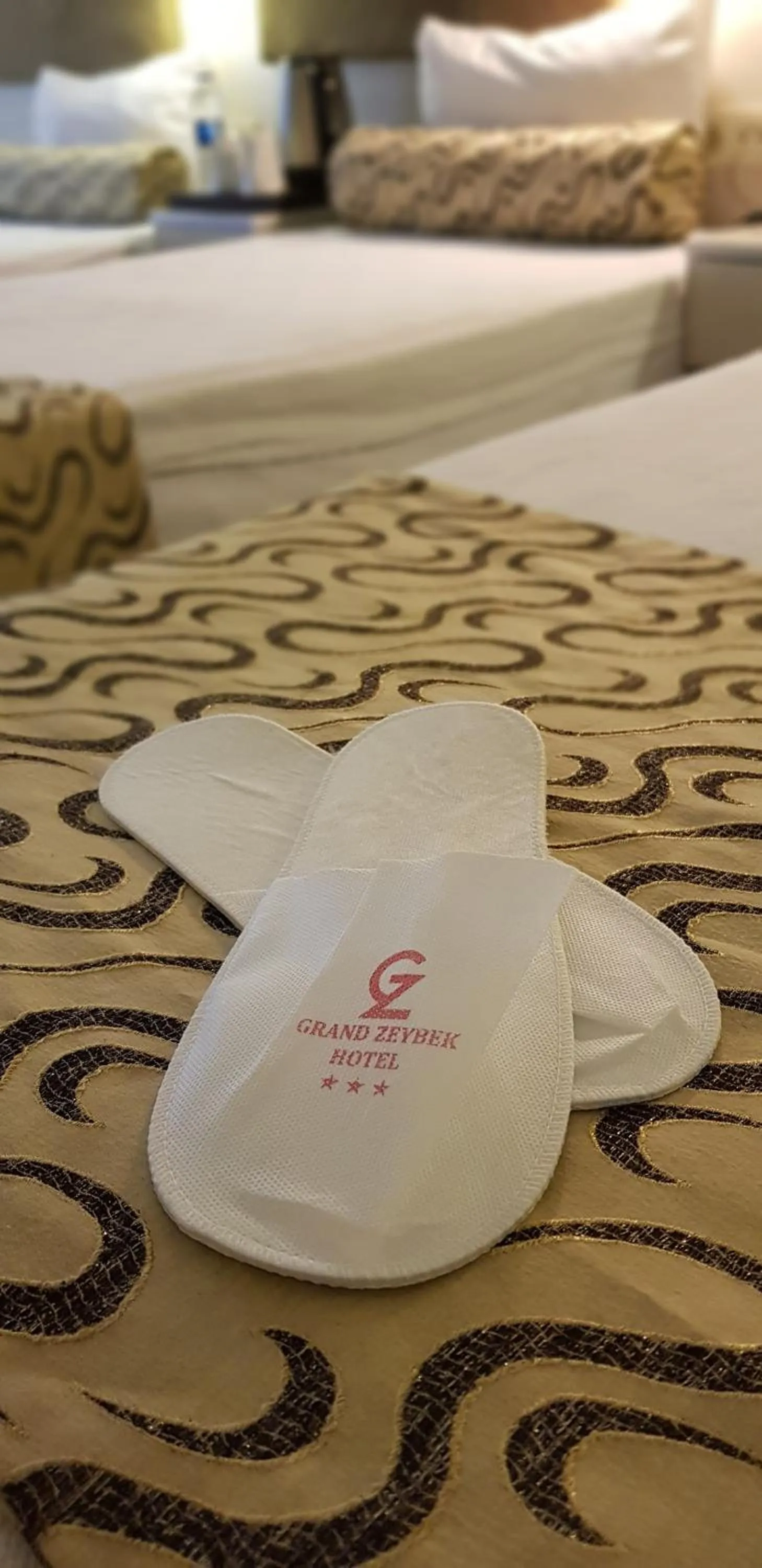 Bed in Grand Zeybek Hotel