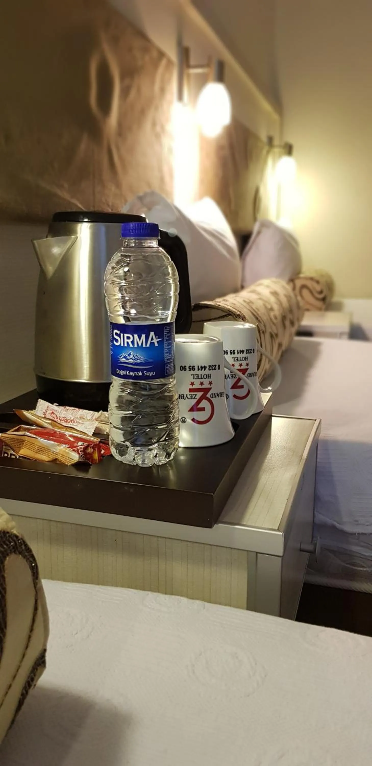 Bed in Grand Zeybek Hotel