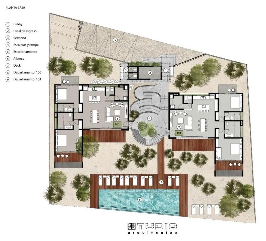 Floor plan in Tulsayab luxury development