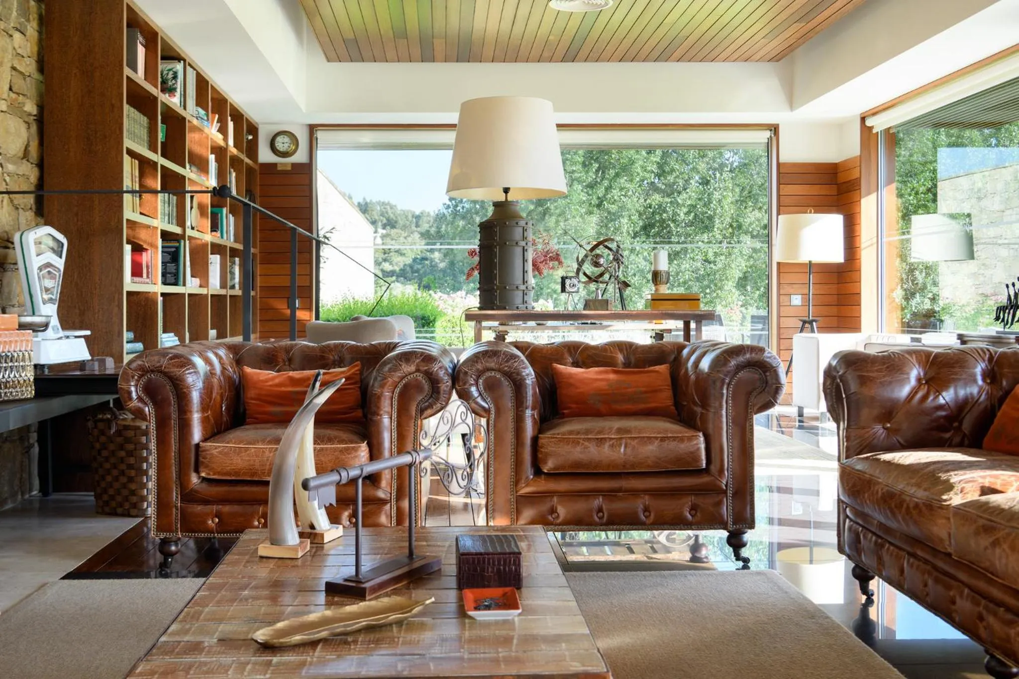 Library in Hotel de Charme Casa da Amieira