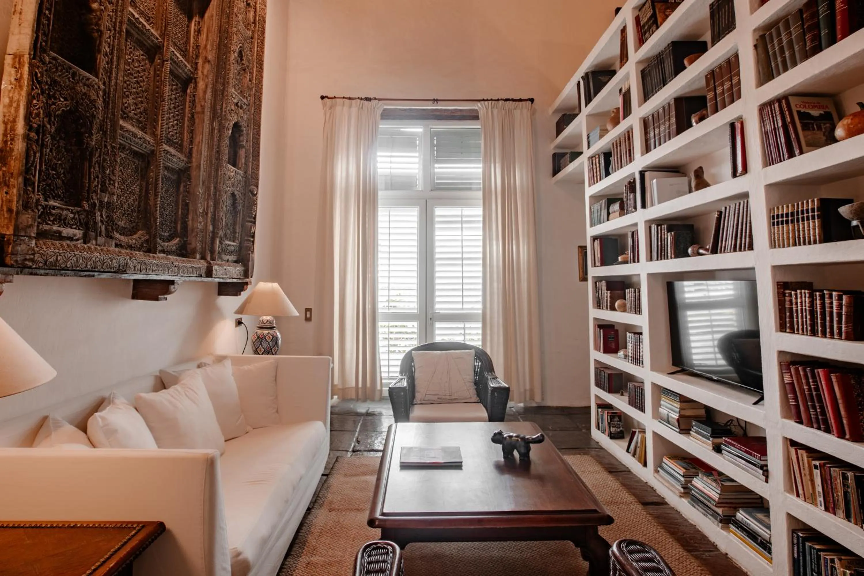Library in Amarla Boutique Hotel Cartagena
