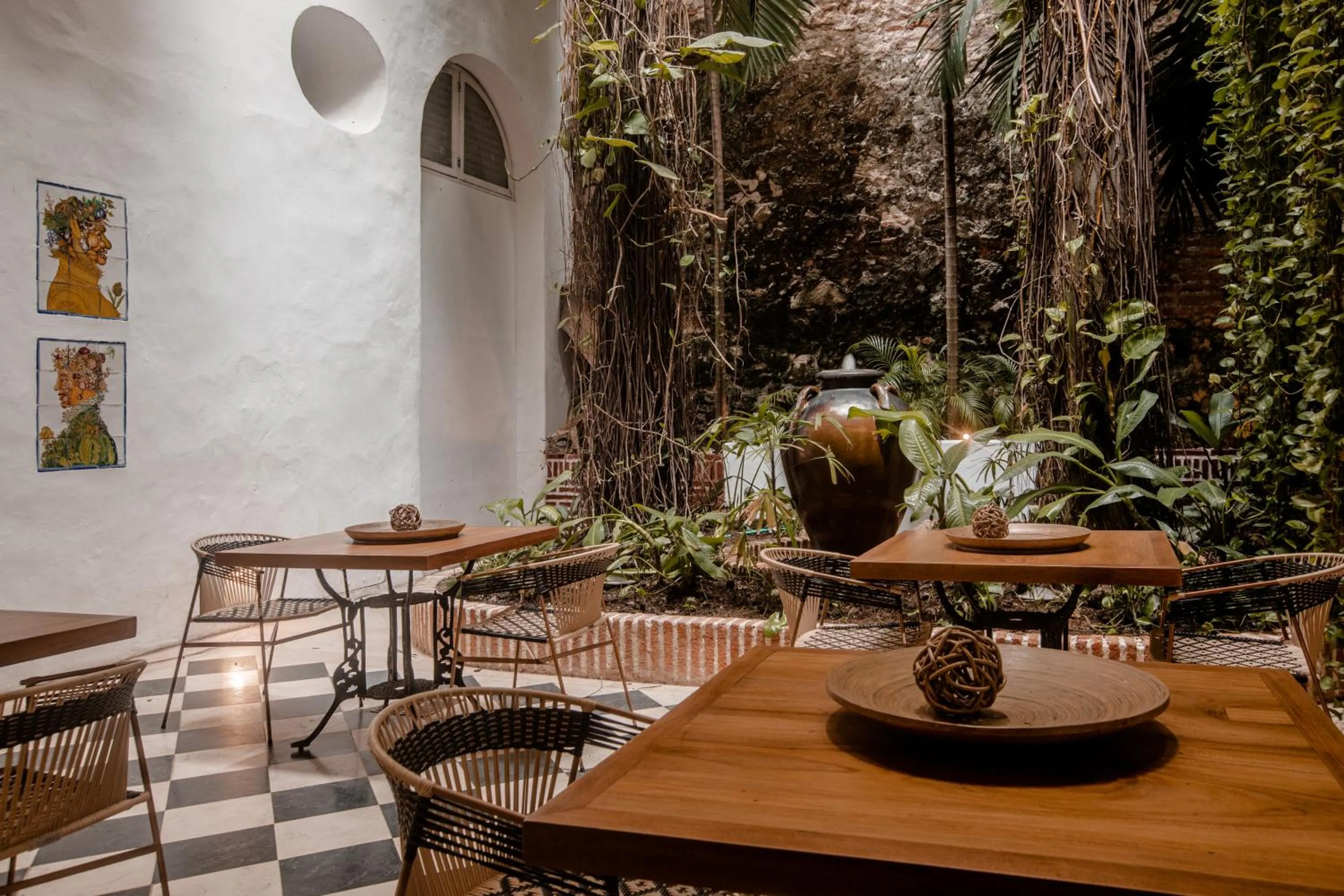 Patio in Amarla Boutique Hotel Cartagena