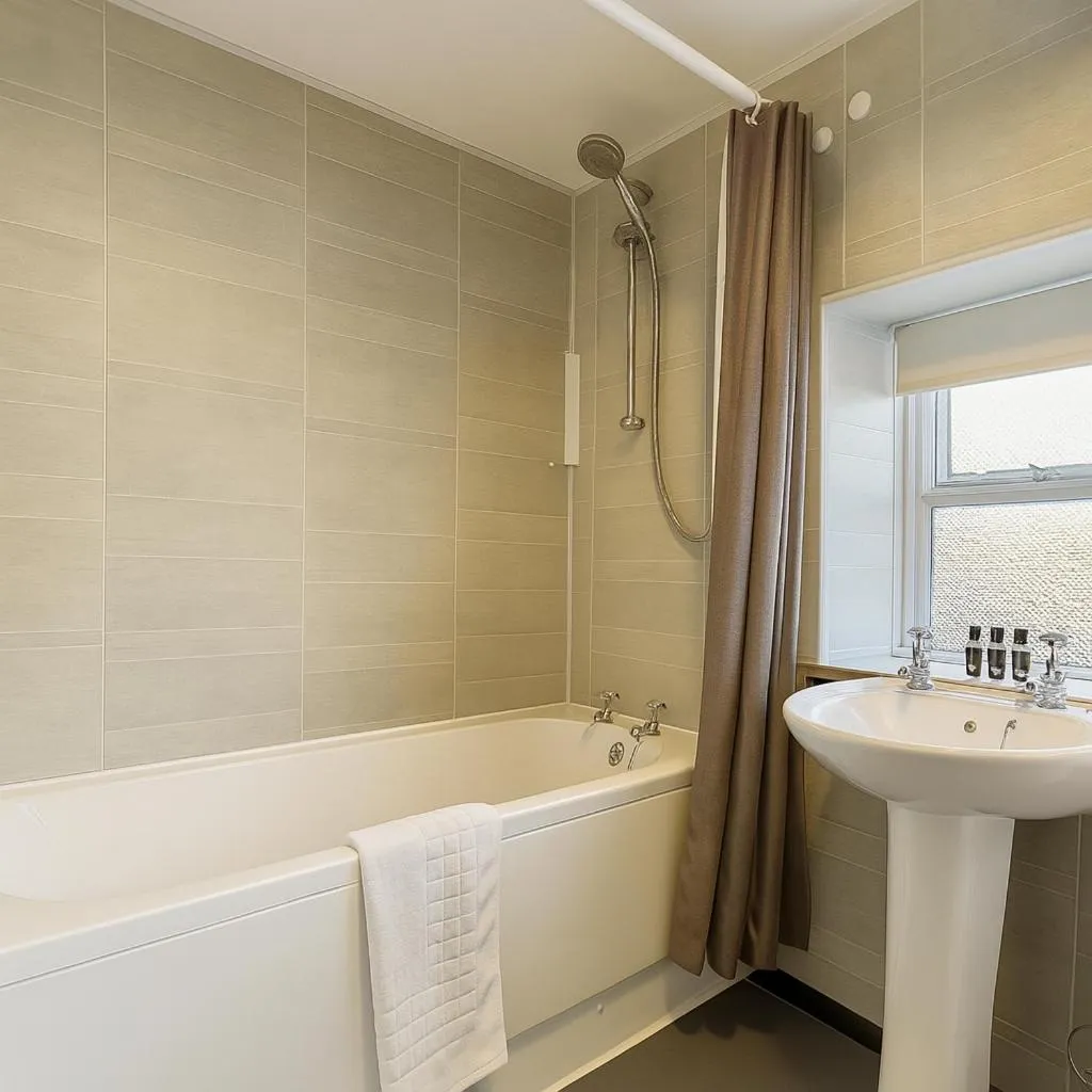 Shower in The Hand Hotel