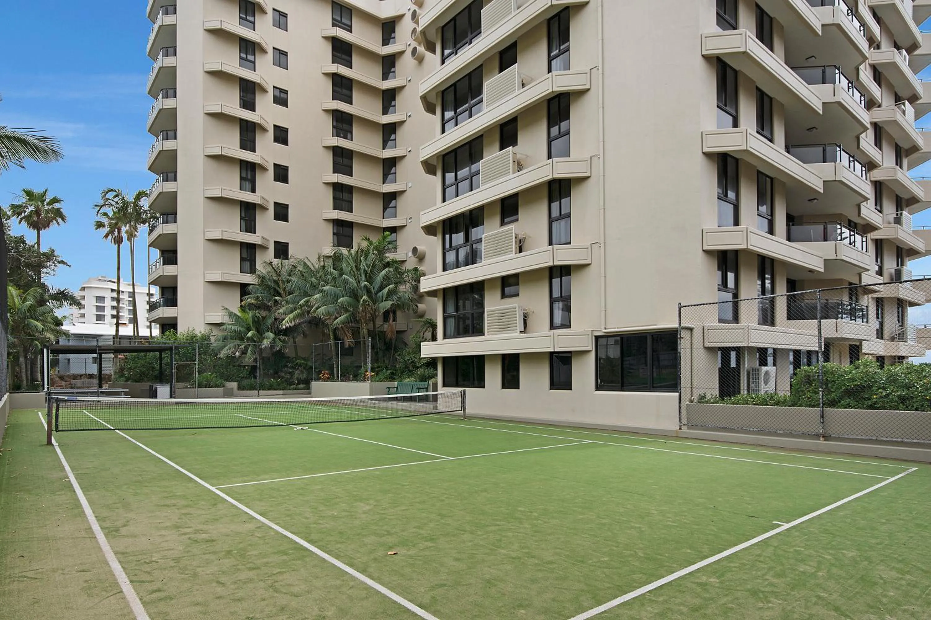 Tennis court in Clubb Coolum Beach Resort Sunshine Coast