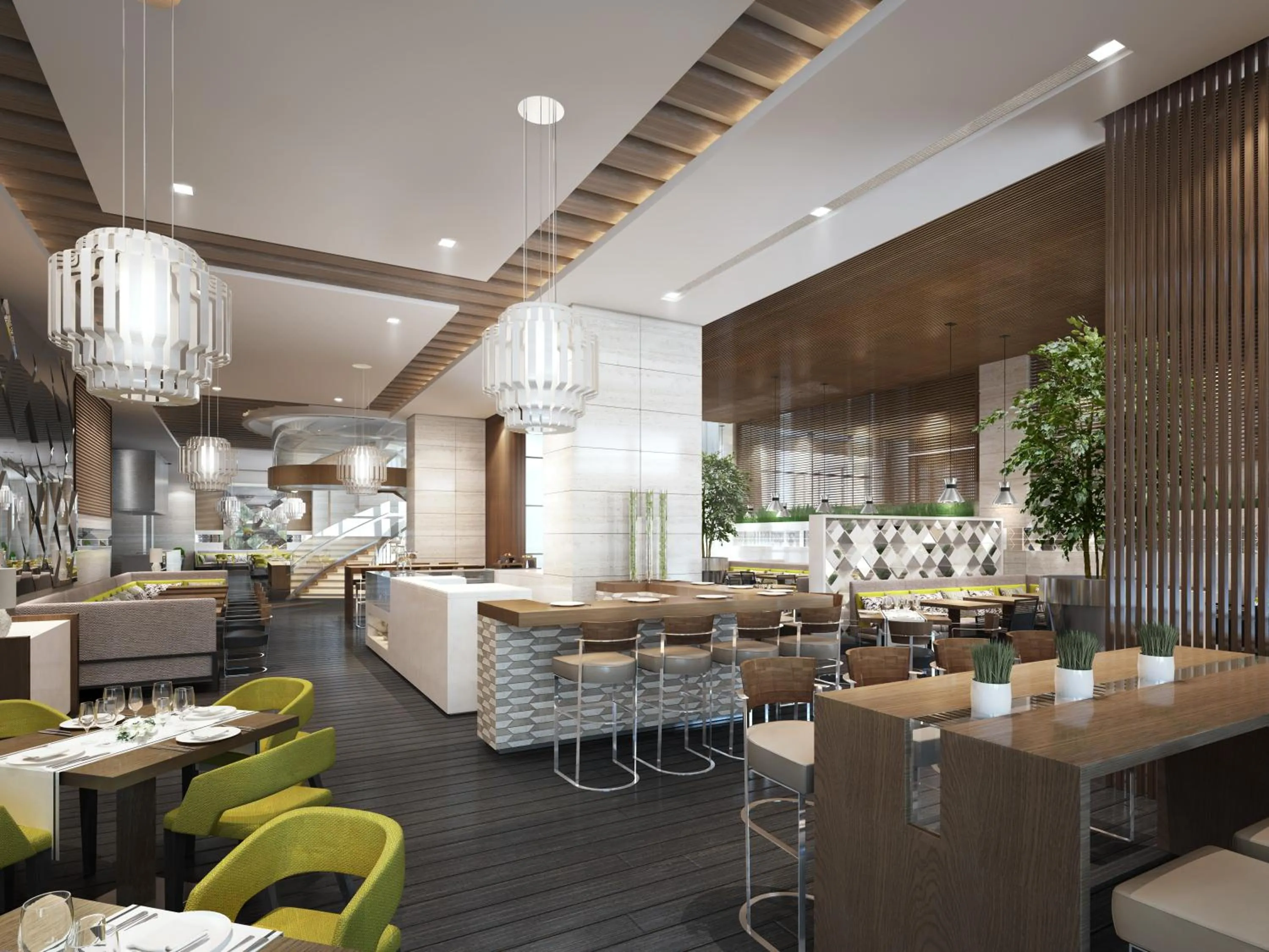 Restaurant/places to eat in Beach Rotana Residences