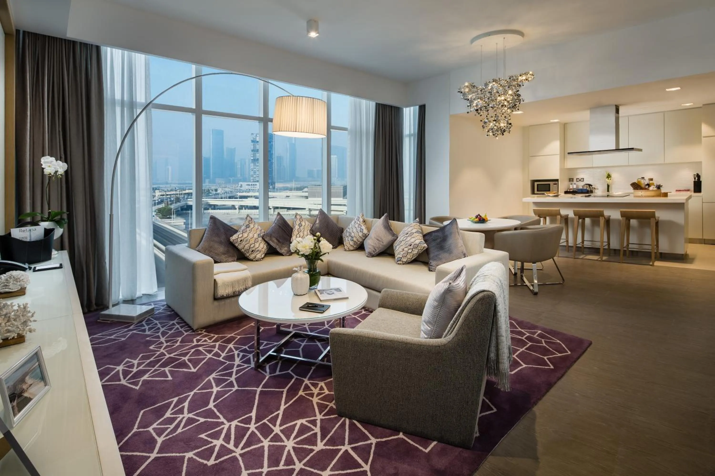 Kitchen or kitchenette in Beach Rotana Residences