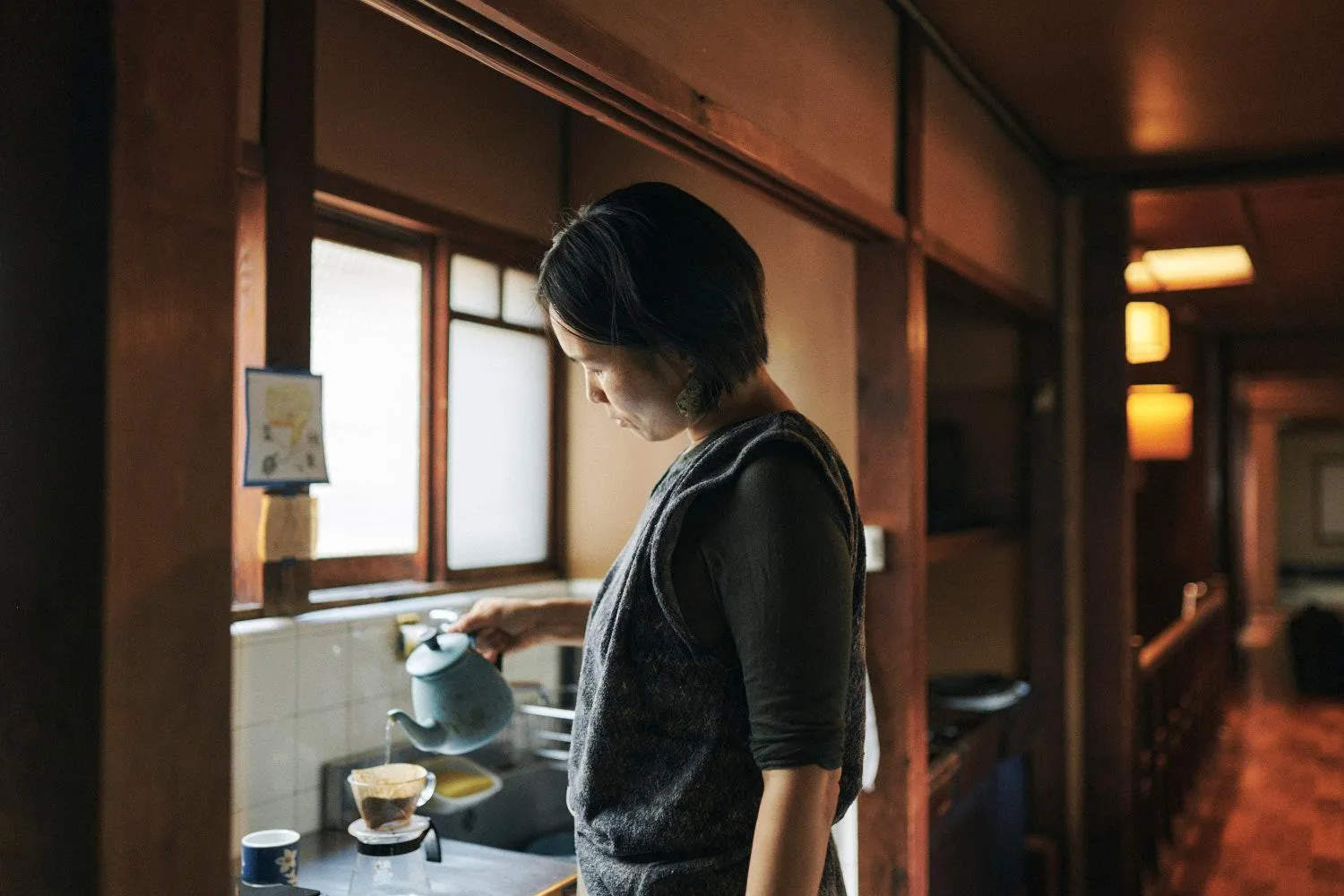 Kitchen or kitchenette in Gojo Guest House