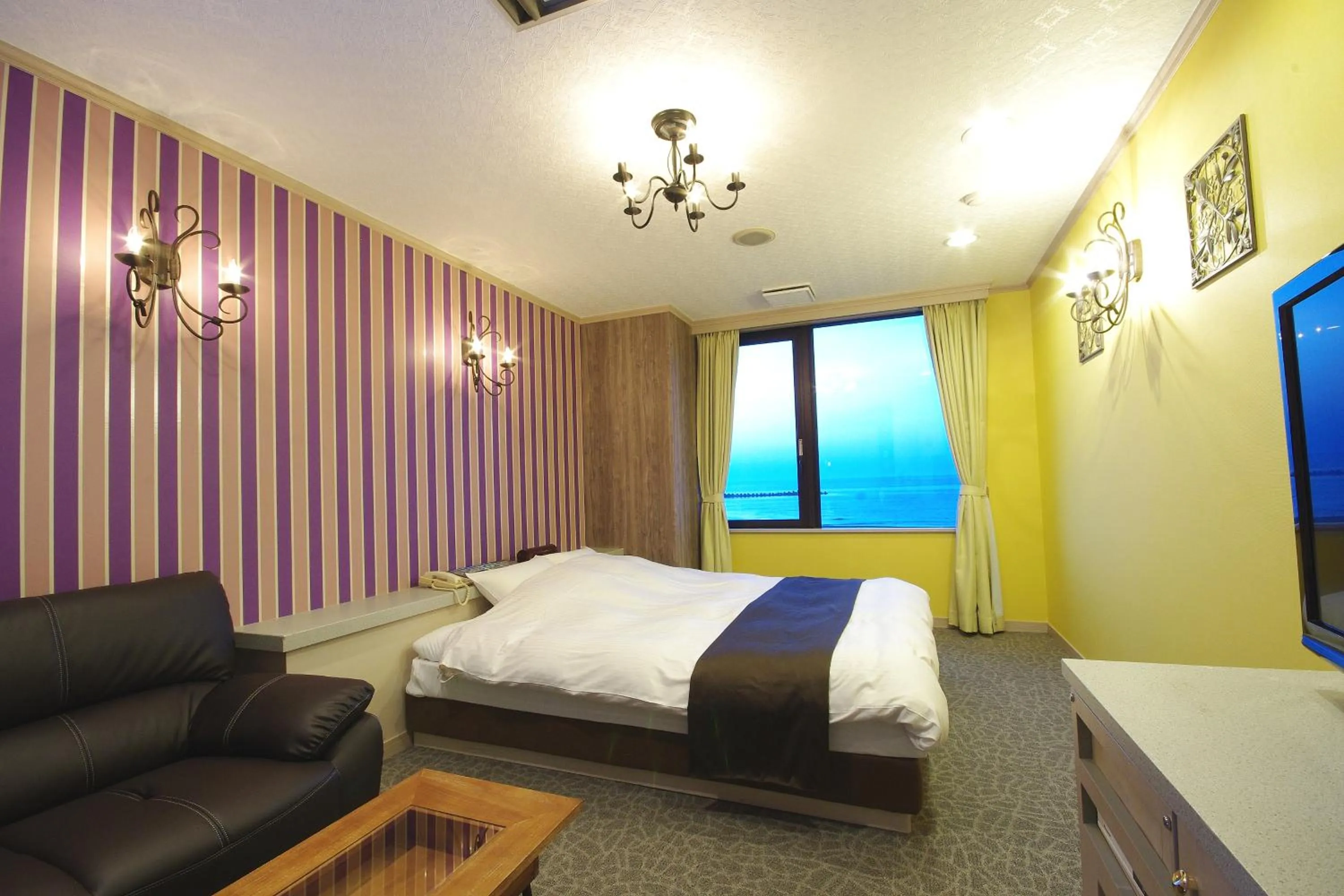 Bedroom, Bed in Hotel Luna Coast (Adult Only)