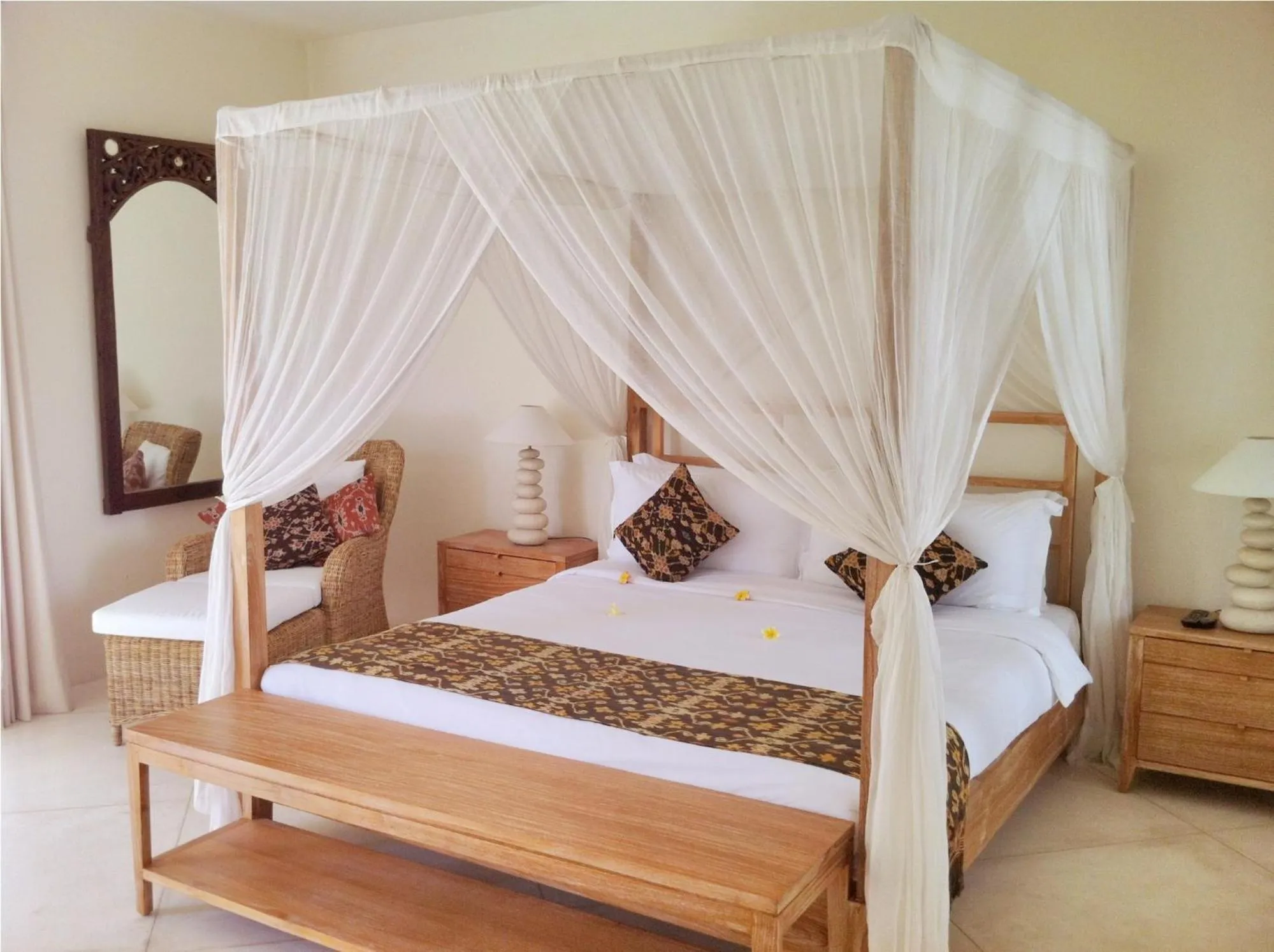 Bedroom, Bed in Villa Sahaja